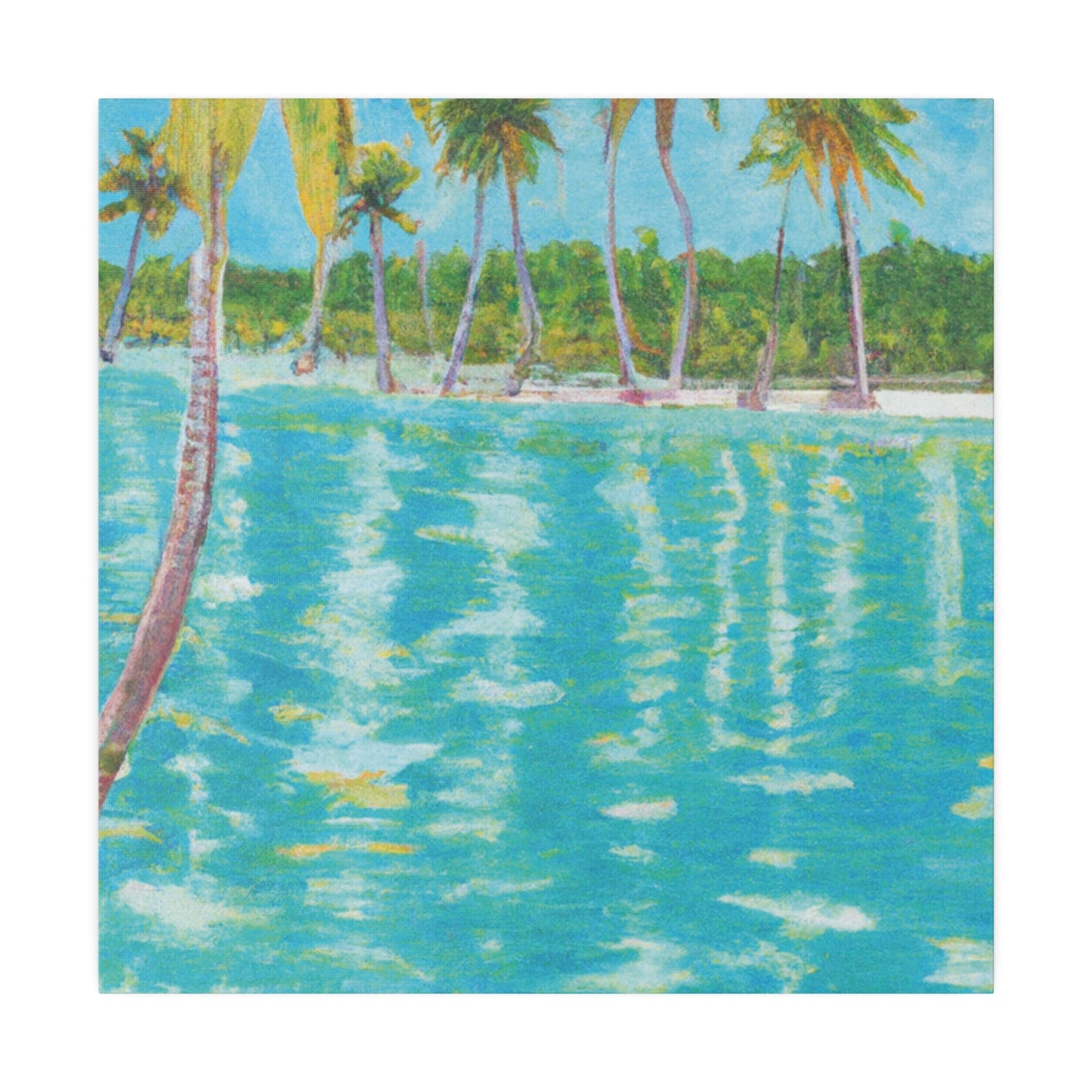 8537R - Bahamas Ocean Painting Print | Bahamas | Ocean | Beach | Poster | Home Decor | Wall Art | Canvas