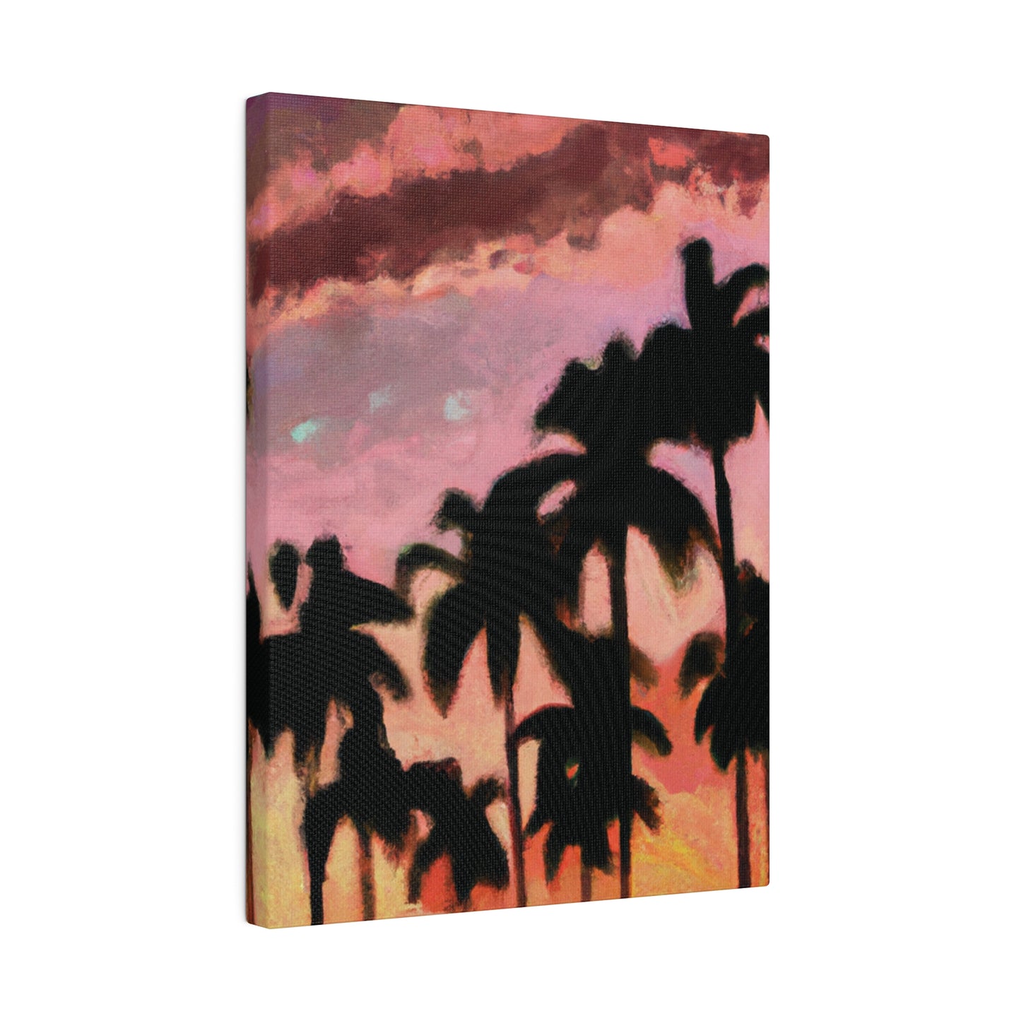 8559Q - Miami Beach Sunset Painting Print | Miami | Beach | Sunset | Poster | Home Decor | Wall Art | Canvas