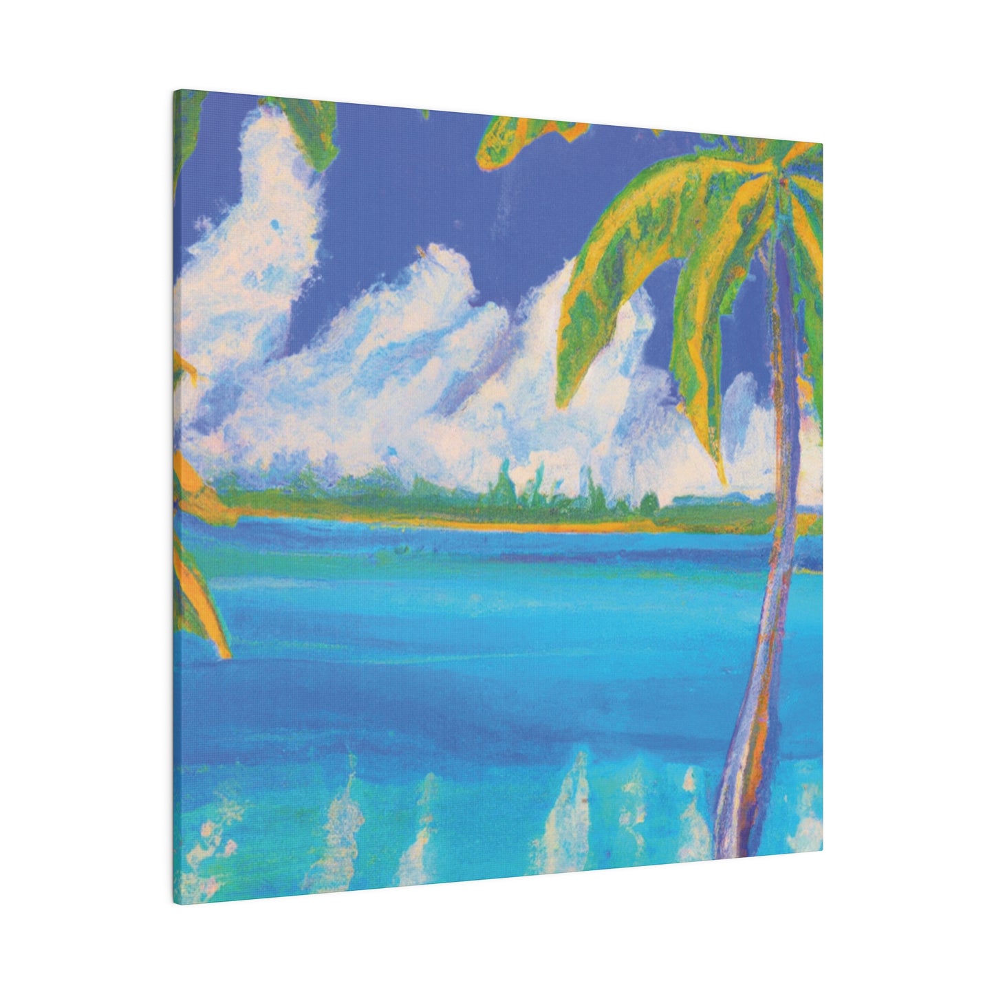 3054I - Bahamas Ocean Painting Print | Bahamas | Ocean | Beach | Poster | Home Decor | Wall Art | Canvas