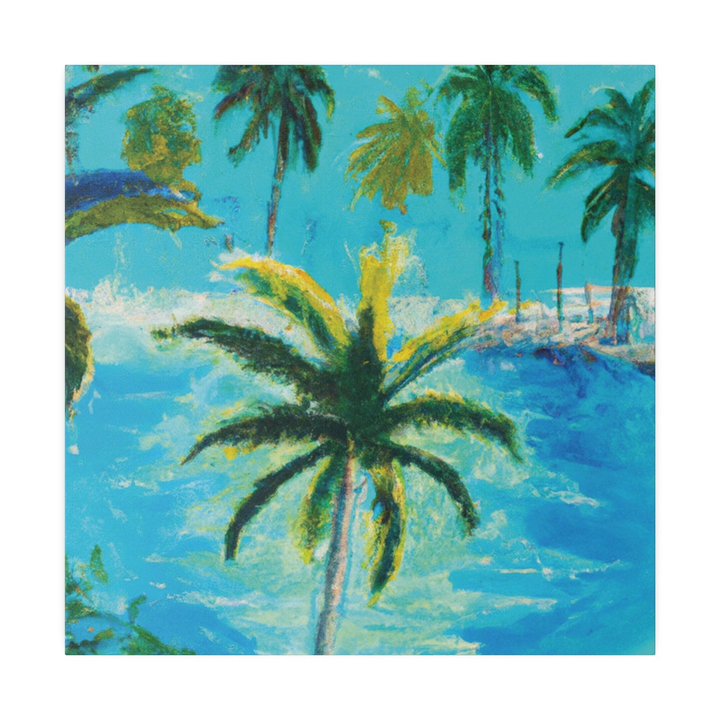 9794R - Bahamas Ocean Painting Print | Bahamas | Ocean | Beach | Poster | Home Decor | Wall Art | Canvas