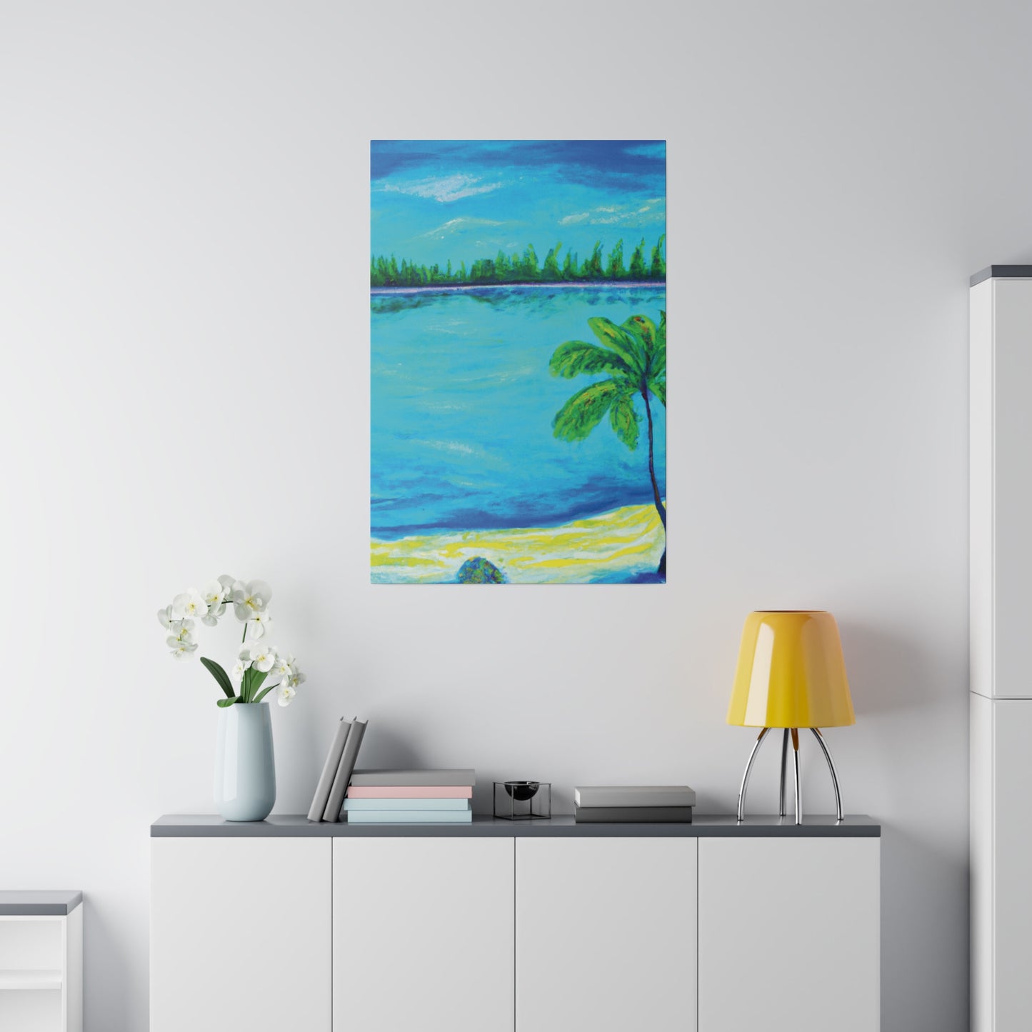 7122L - Bahamas Ocean Painting Print | Bahamas | Ocean | Beach | Poster | Home Decor | Wall Art | Canvas