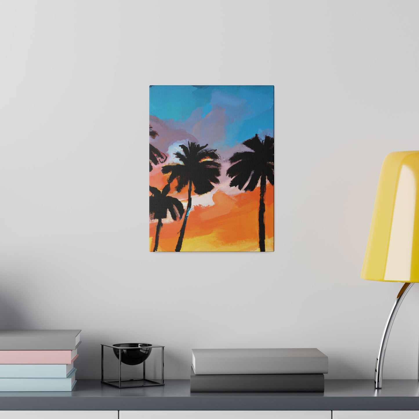 7010V - Miami Beach Sunset Painting Print | Miami | Beach | Sunset | Poster | Home Decor | Wall Art | Canvas