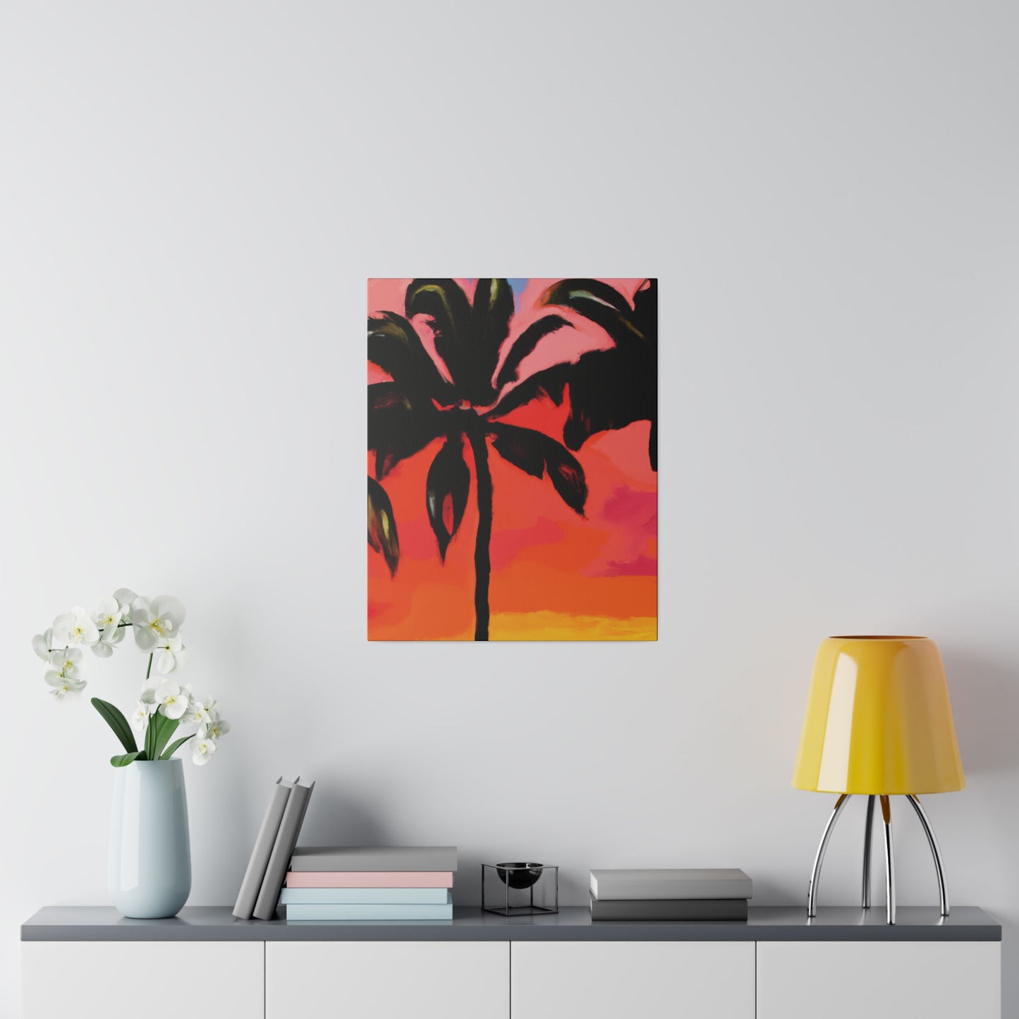 8093Z - Miami Beach Sunset Painting Print | Miami | Beach | Sunset | Poster | Home Decor | Wall Art | Canvas