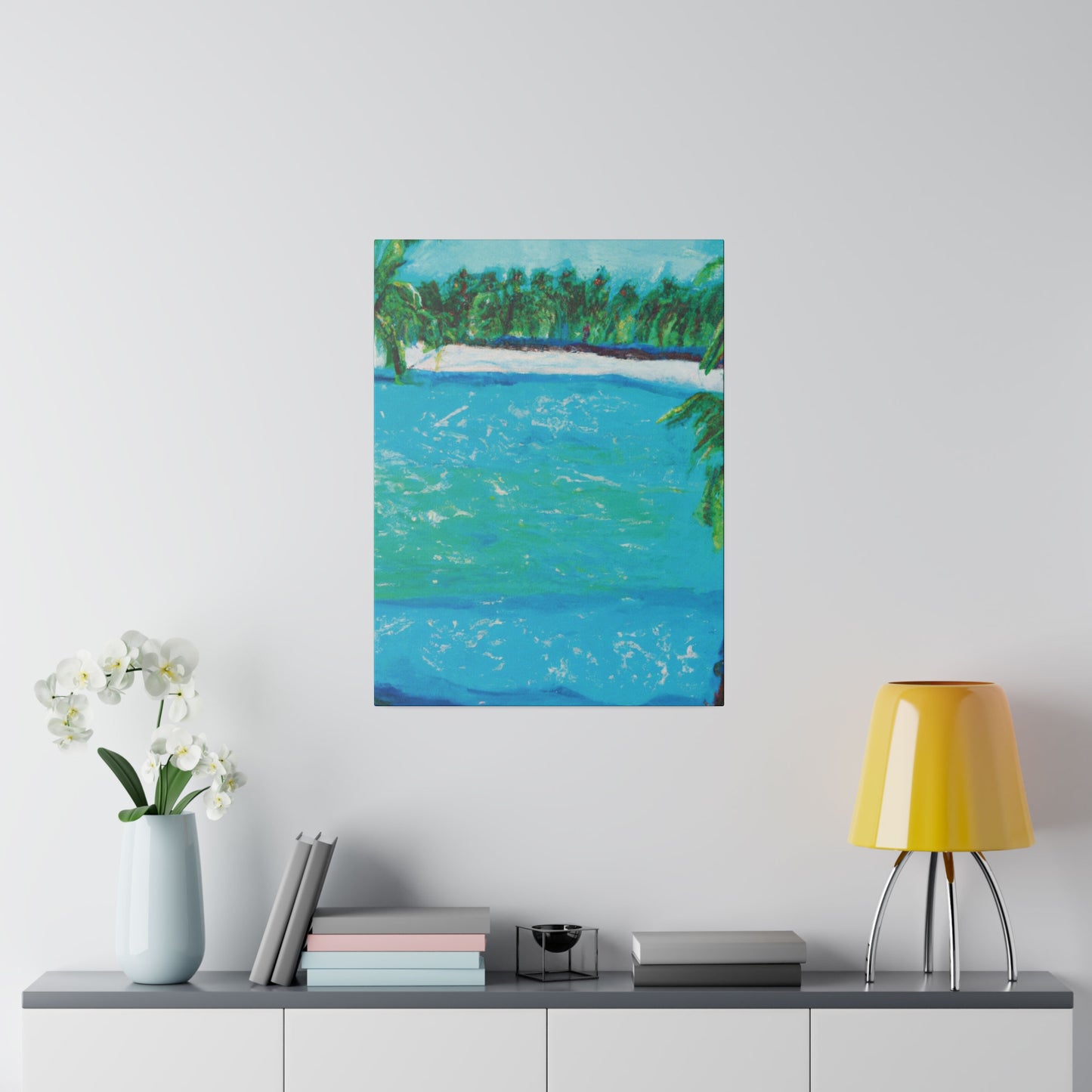 3234T - Bahamas Ocean Painting Print | Bahamas | Ocean | Beach | Poster | Home Decor | Wall Art | Canvas