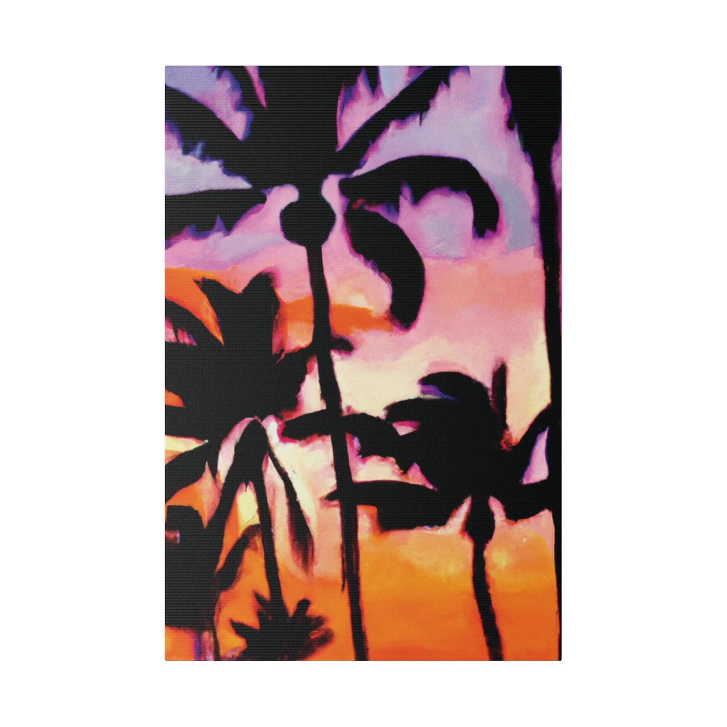 2090A - Miami Beach Sunset Painting Print | Miami | Beach | Sunset | Poster | Home Decor | Wall Art | Canvas