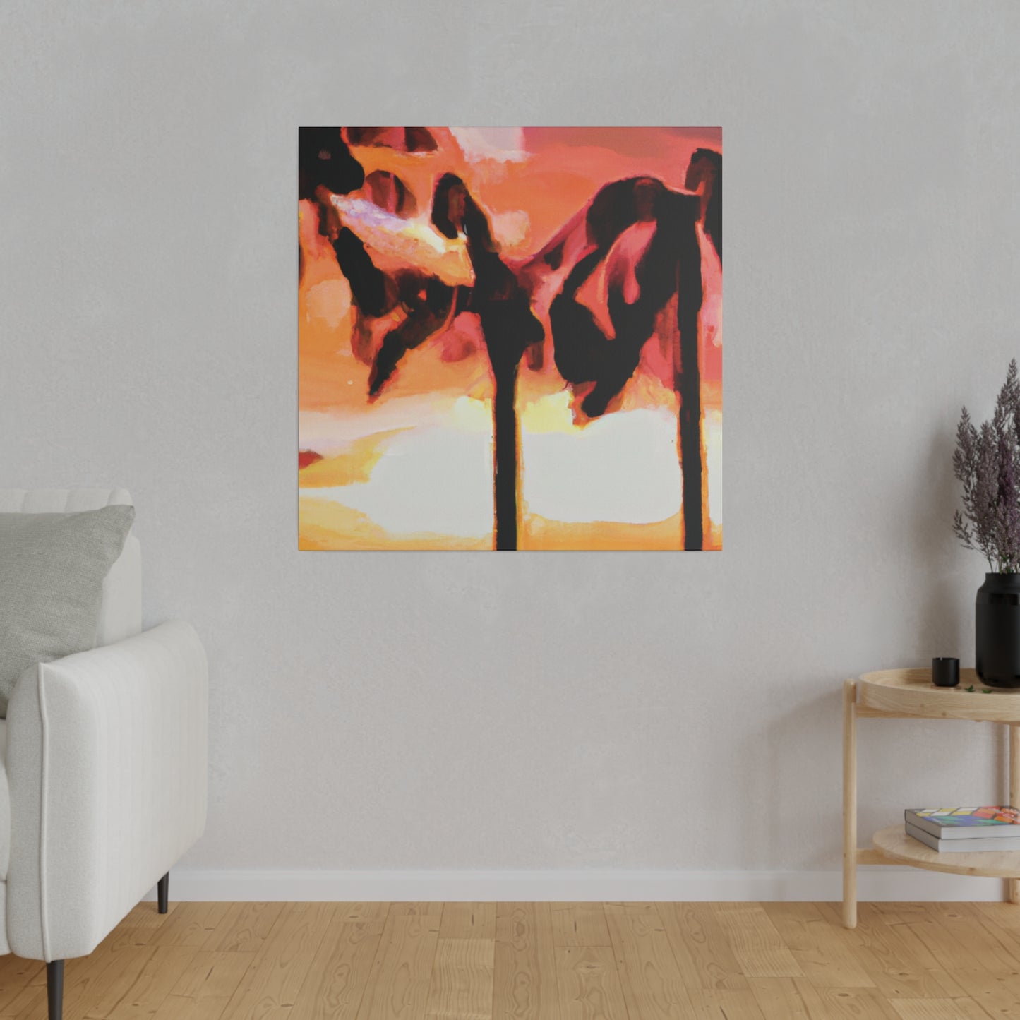 6372O - Miami Beach Sunset Painting Print | Miami | Beach | Sunset | Poster | Home Decor | Wall Art | Canvas