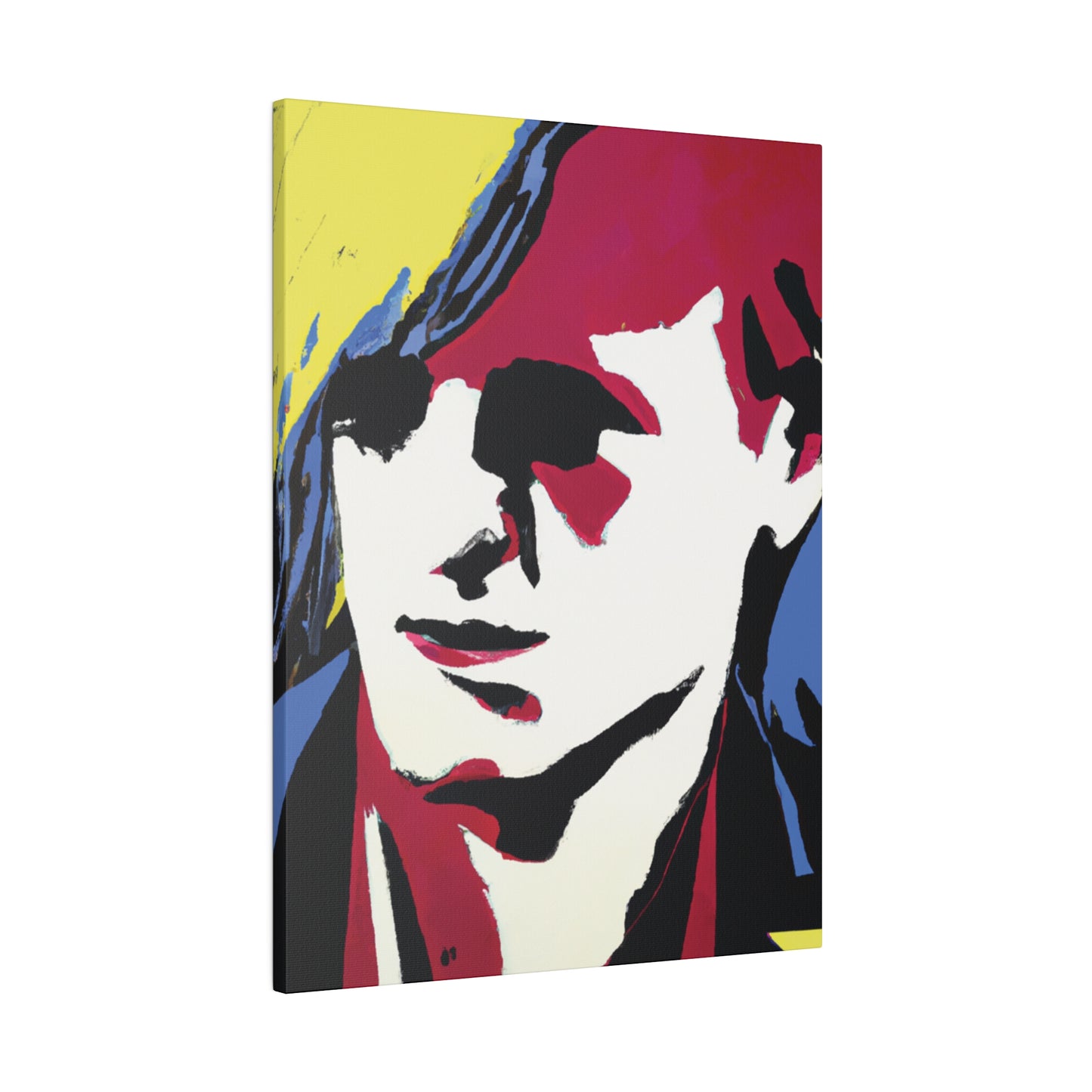 8246E - Rockstar Painting Print | Face | Abstract | Poster | Home Decor | Wall Art | Music Art | Canvas