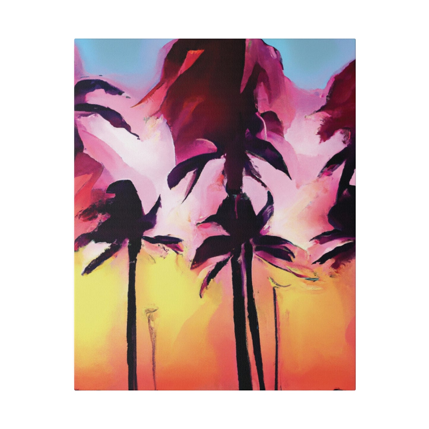 4536X - Miami Beach Sunset Painting Print | Miami | Beach | Sunset | Poster | Home Decor | Wall Art | Canvas