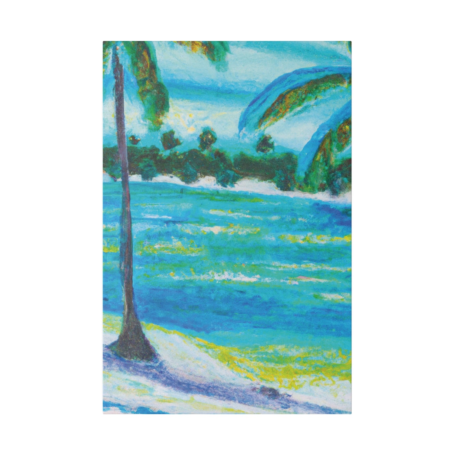 5874R - Bahamas Ocean Painting Print | Bahamas | Ocean | Beach | Poster | Home Decor | Wall Art | Canvas