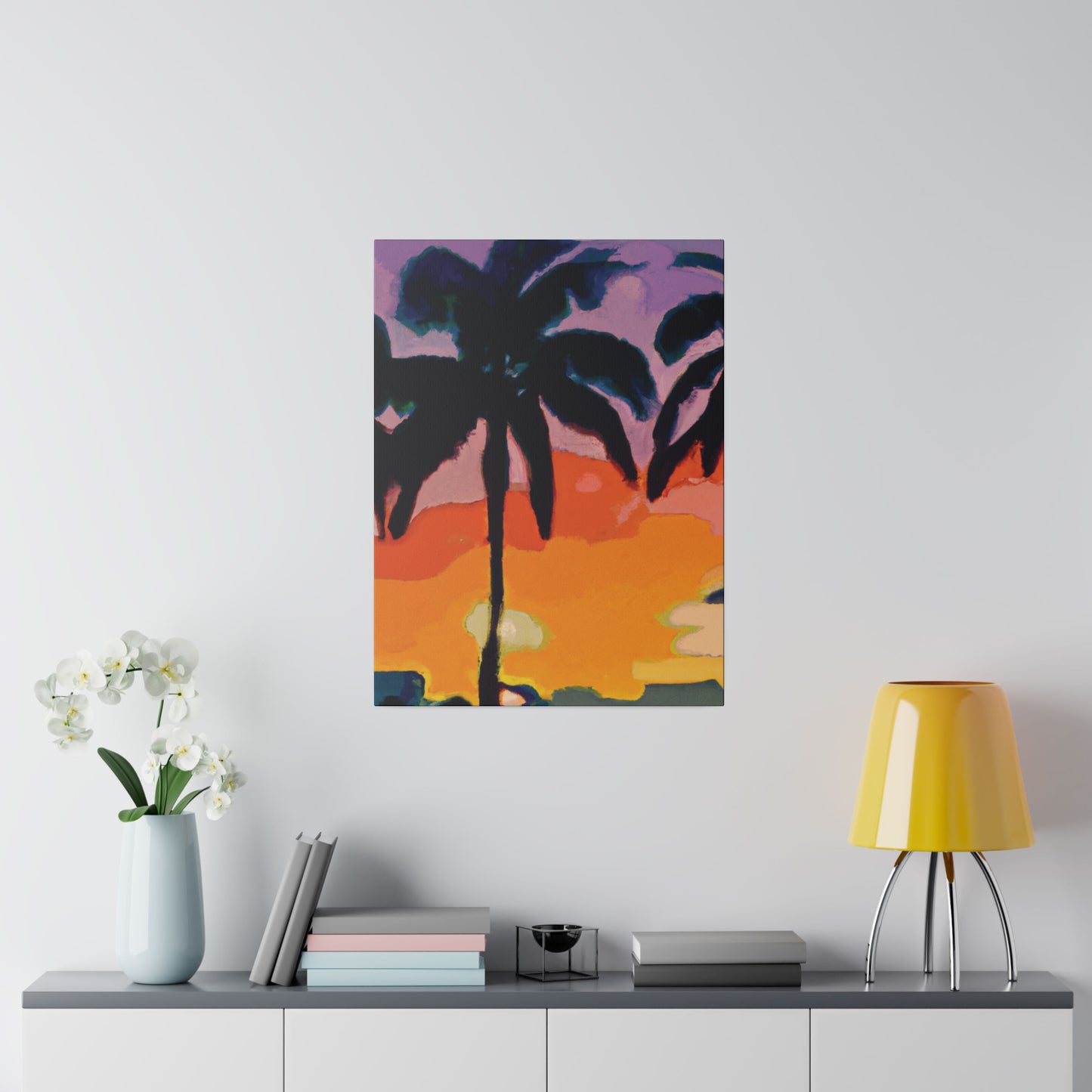 7875Z - Miami Beach Sunset Painting Print | Miami | Beach | Sunset | Poster | Home Decor | Wall Art | Canvas