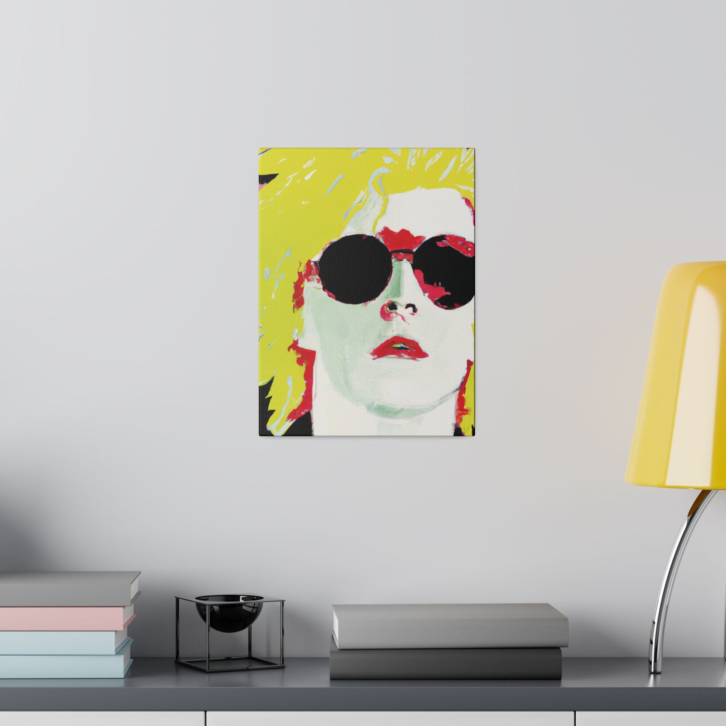 6289X - Rockstar Painting Print | Face | Abstract | Poster | Home Decor | Wall Art | Music Art | Canvas