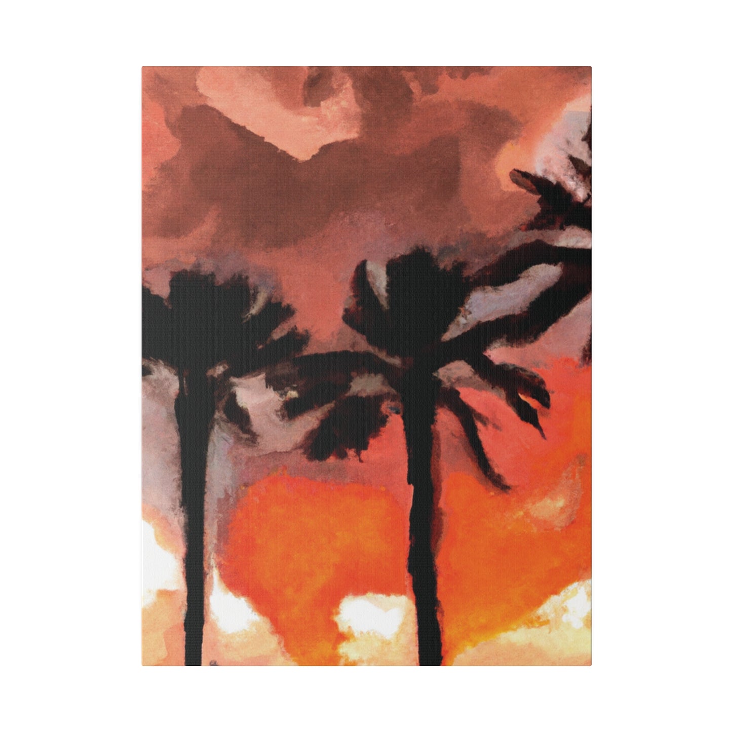 9073X - Miami Beach Sunset Painting Print | Miami | Beach | Sunset | Poster | Home Decor | Wall Art | Canvas