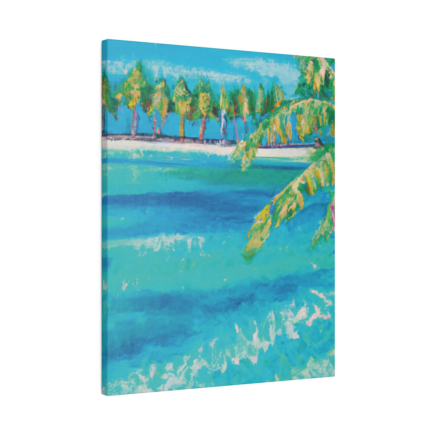 6000X - Bahamas Ocean Painting Print | Bahamas | Ocean | Beach | Poster | Home Decor | Wall Art | Canvas