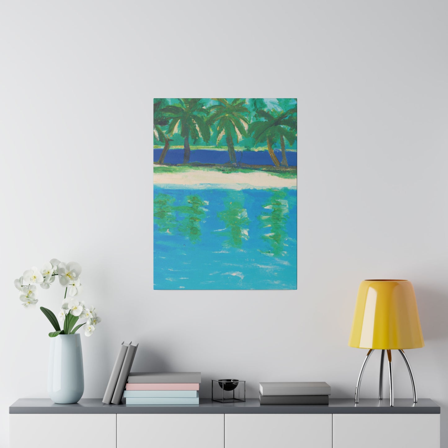 4129L - Bahamas Ocean Painting Print | Bahamas | Ocean | Beach | Poster | Home Decor | Wall Art | Canvas