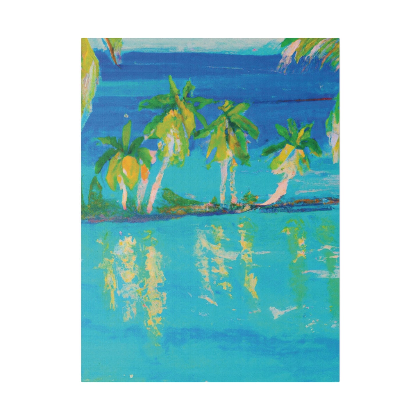 8637V - Bahamas Ocean Painting Print | Bahamas | Ocean | Beach | Poster | Home Decor | Wall Art | Canvas