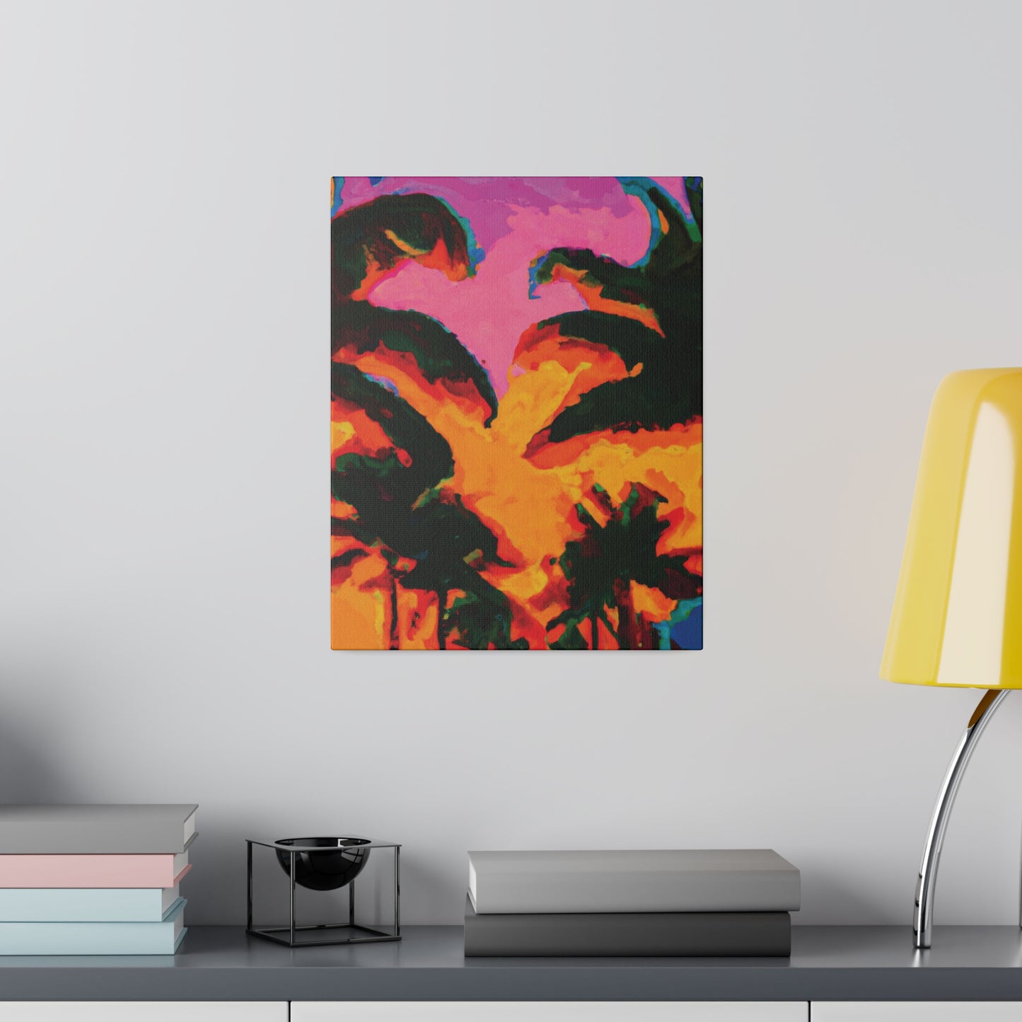 223L - Miami Beach Sunset Painting Print | Miami | Beach | Sunset | Poster | Home Decor | Wall Art | Canvas