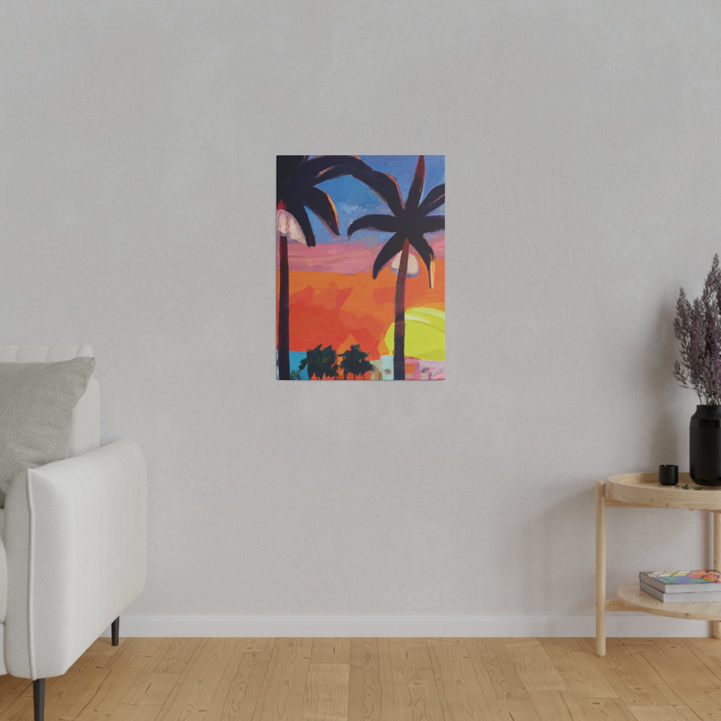 7368X - Miami Beach Sunset Painting Print | Miami | Beach | Sunset | Poster | Home Decor | Wall Art | Canvas