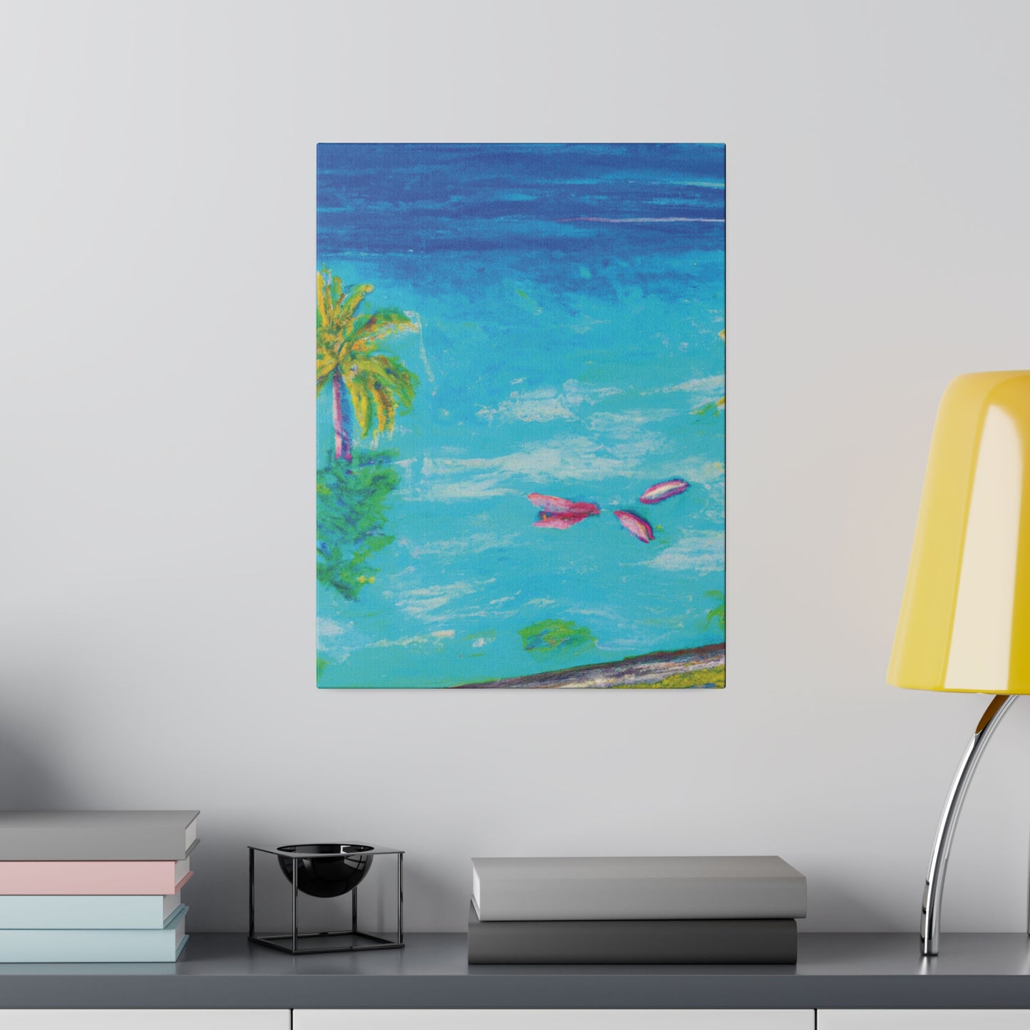 9387Q - Bahamas Ocean Painting Print | Bahamas | Ocean | Beach | Poster | Home Decor | Wall Art | Canvas