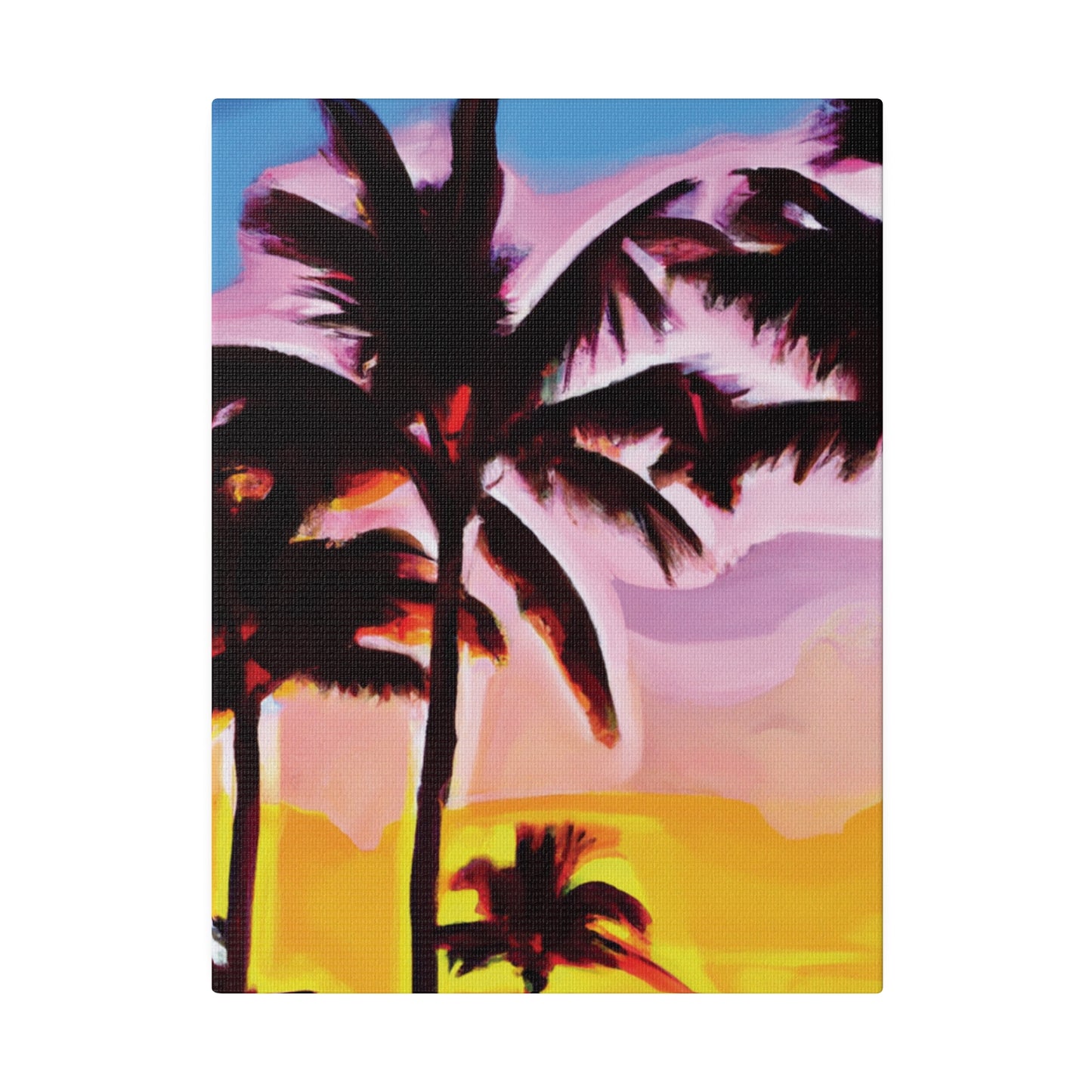 742X - Miami Beach Sunset Painting Print | Miami | Beach | Sunset | Poster | Home Decor | Wall Art | Canvas