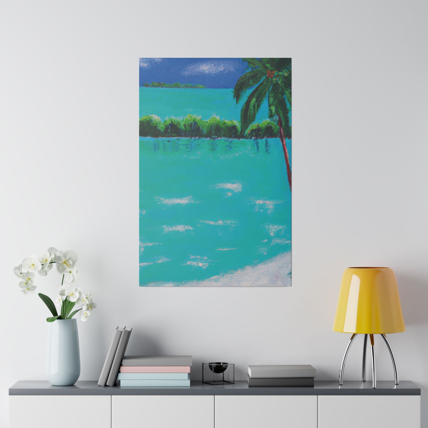 9108Q - Bahamas Ocean Painting Print | Bahamas | Ocean | Beach | Poster | Home Decor | Wall Art | Canvas