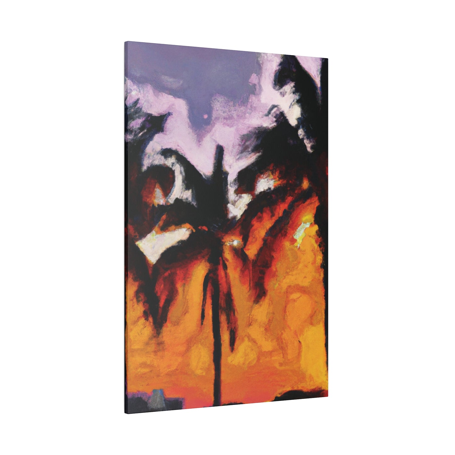 2537V - Miami Beach Sunset Painting Print | Miami | Beach | Sunset | Poster | Home Decor | Wall Art | Canvas