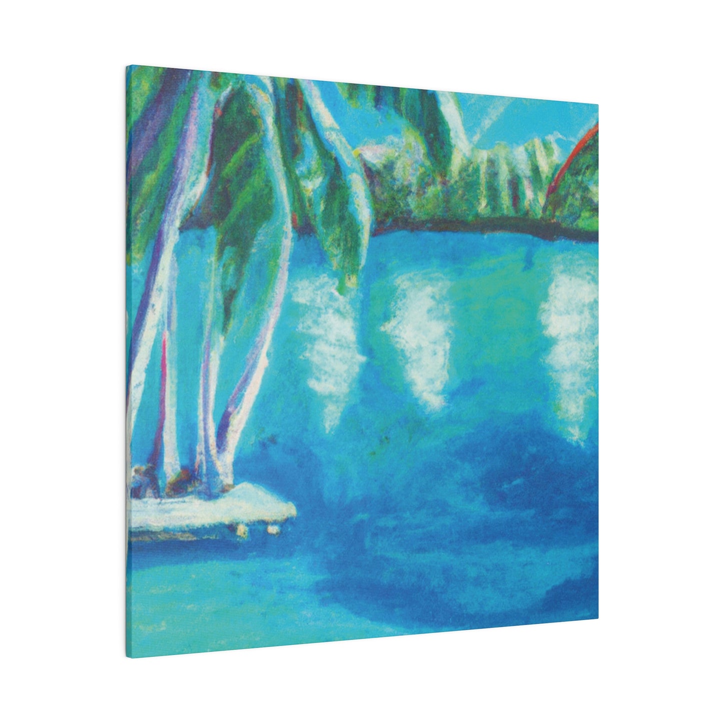 3187V - Bahamas Ocean Painting Print | Bahamas | Ocean | Beach | Poster | Home Decor | Wall Art | Canvas