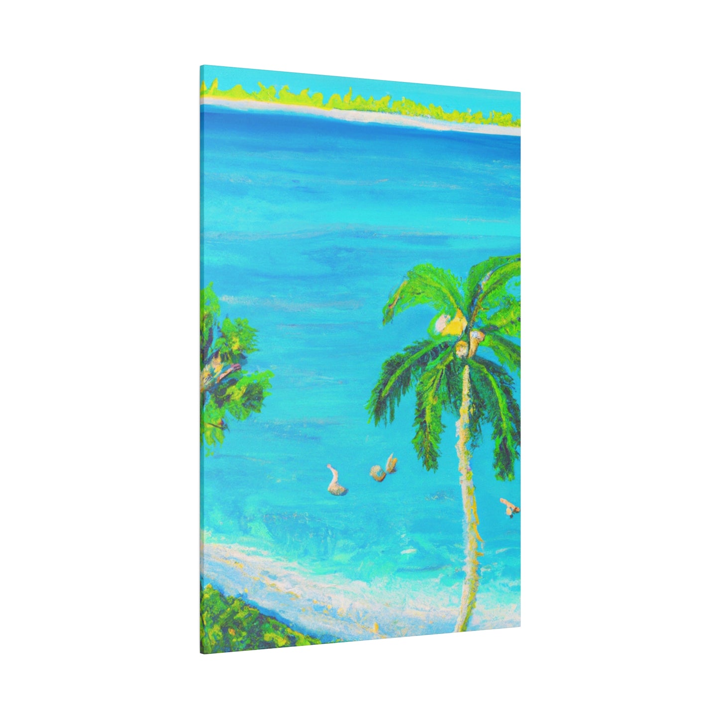 3749J - Bahamas Ocean Painting Print | Bahamas | Ocean | Beach | Poster | Home Decor | Wall Art | Canvas