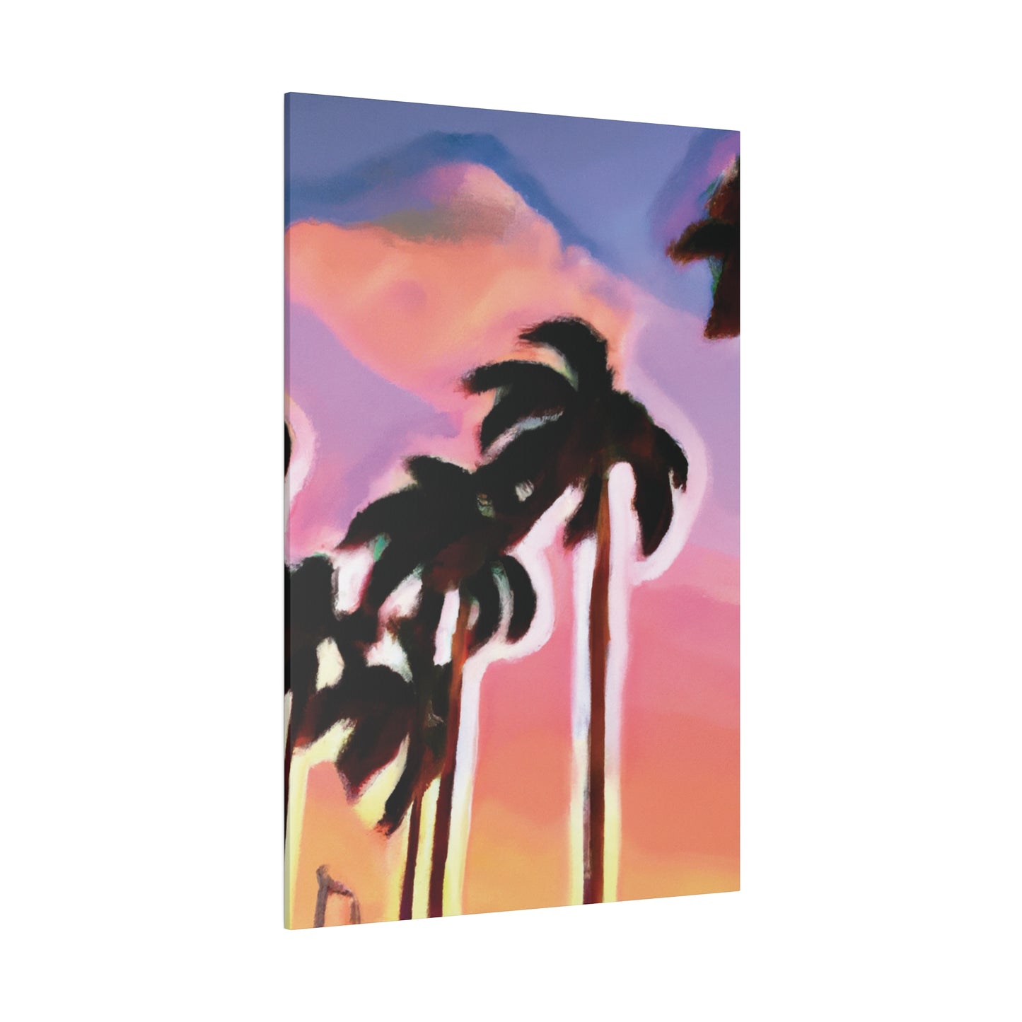 3563H - Miami Beach Sunset Painting Print | Miami | Beach | Sunset | Poster | Home Decor | Wall Art | Canvas