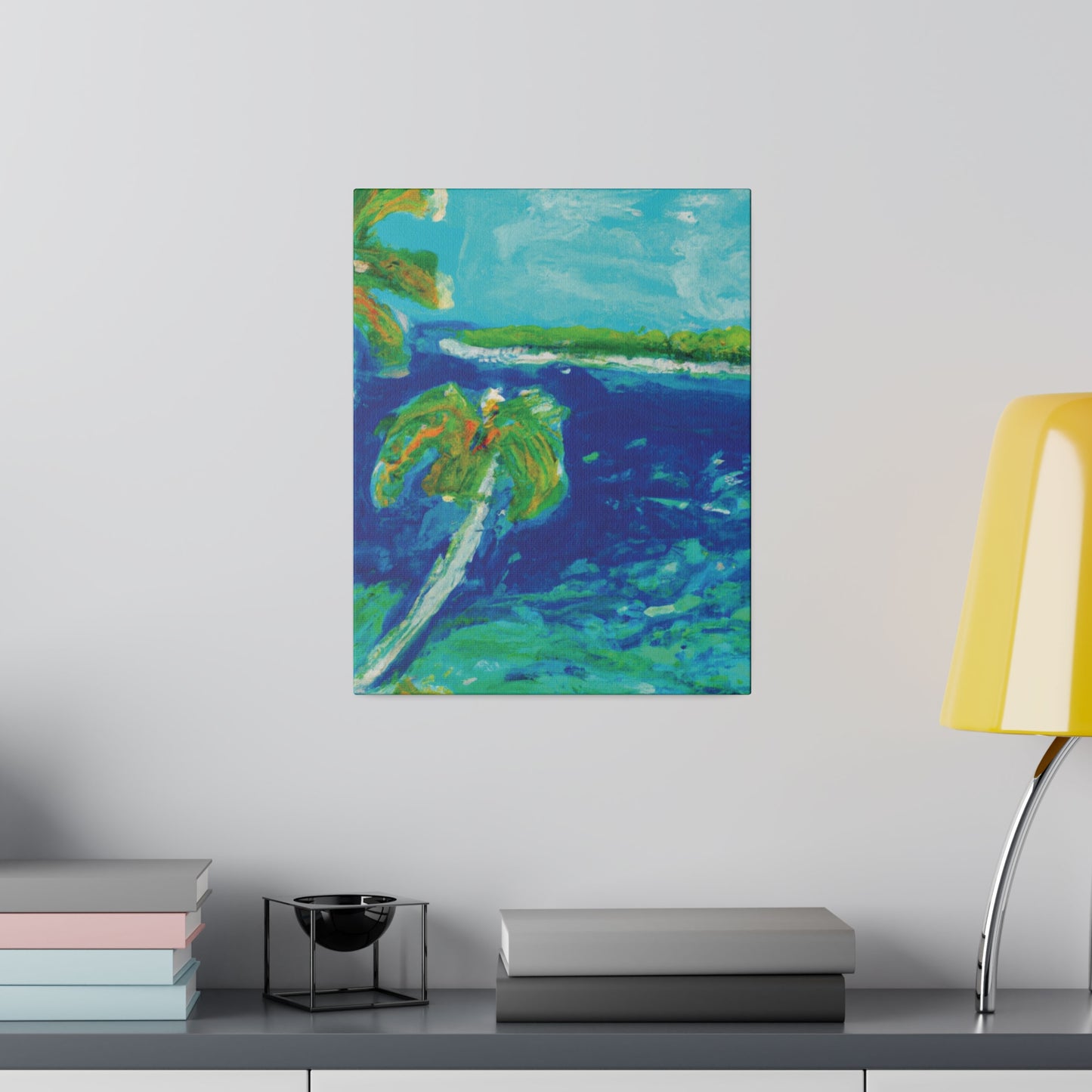 4657V - Bahamas Ocean Painting Print | Bahamas | Ocean | Beach | Poster | Home Decor | Wall Art | Canvas