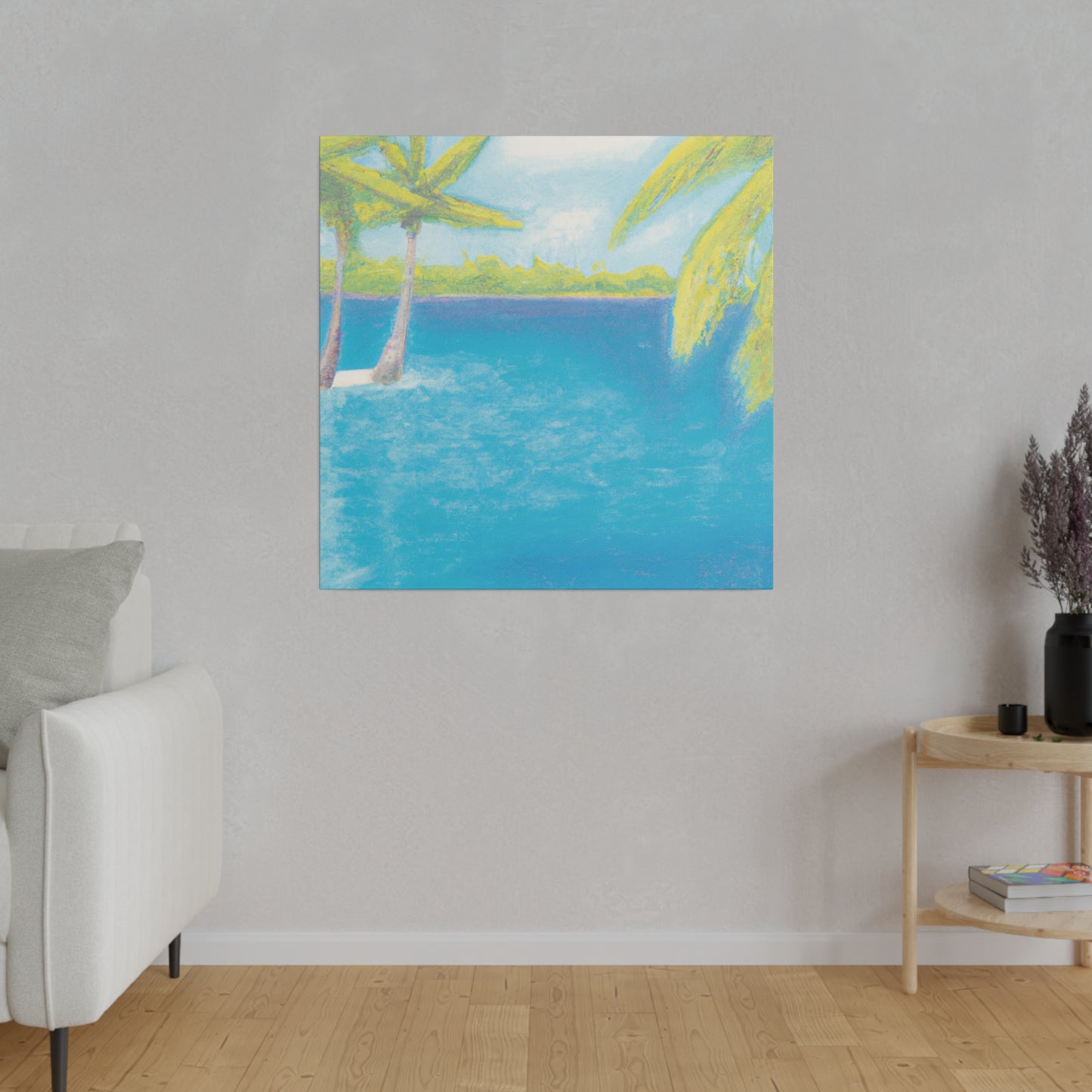 9254V - Bahamas Ocean Painting Print | Bahamas | Ocean | Beach | Poster | Home Decor | Wall Art | Canvas