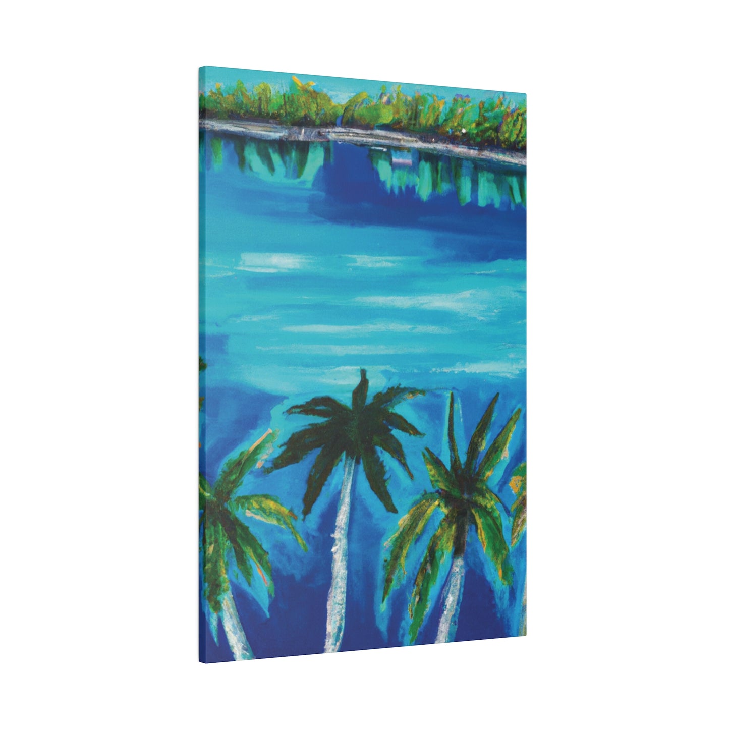 6741K - Bahamas Ocean Painting Print | Bahamas | Ocean | Beach | Poster | Home Decor | Wall Art | Canvas