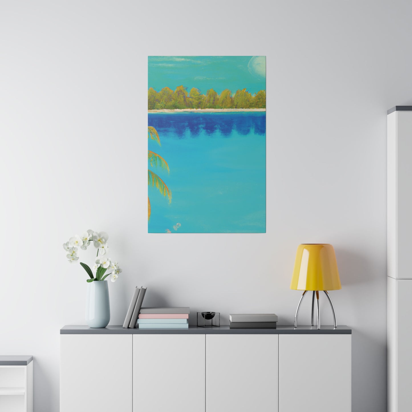 9134K - Bahamas Ocean Painting Print | Bahamas | Ocean | Beach | Poster | Home Decor | Wall Art | Canvas