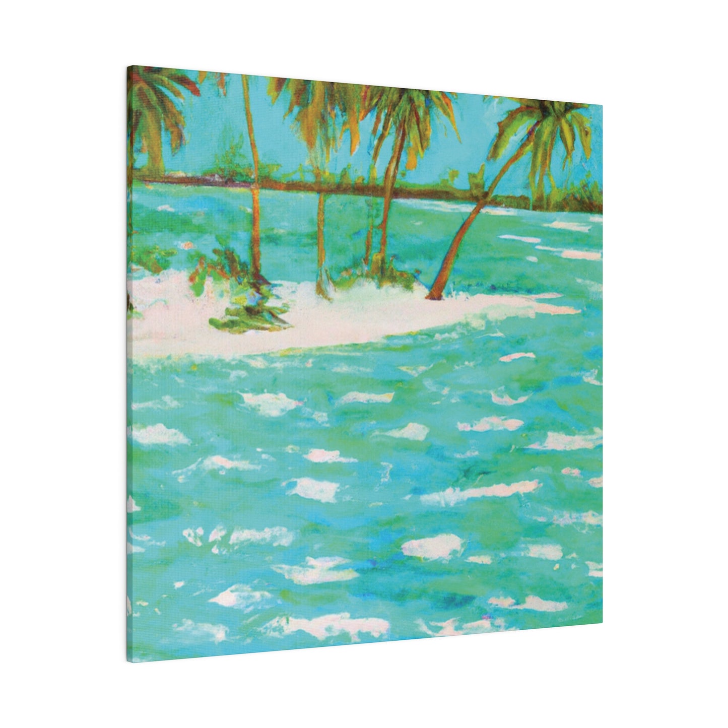 1193C - Bahamas Ocean Painting Print | Bahamas | Ocean | Beach | Poster | Home Decor | Wall Art | Canvas