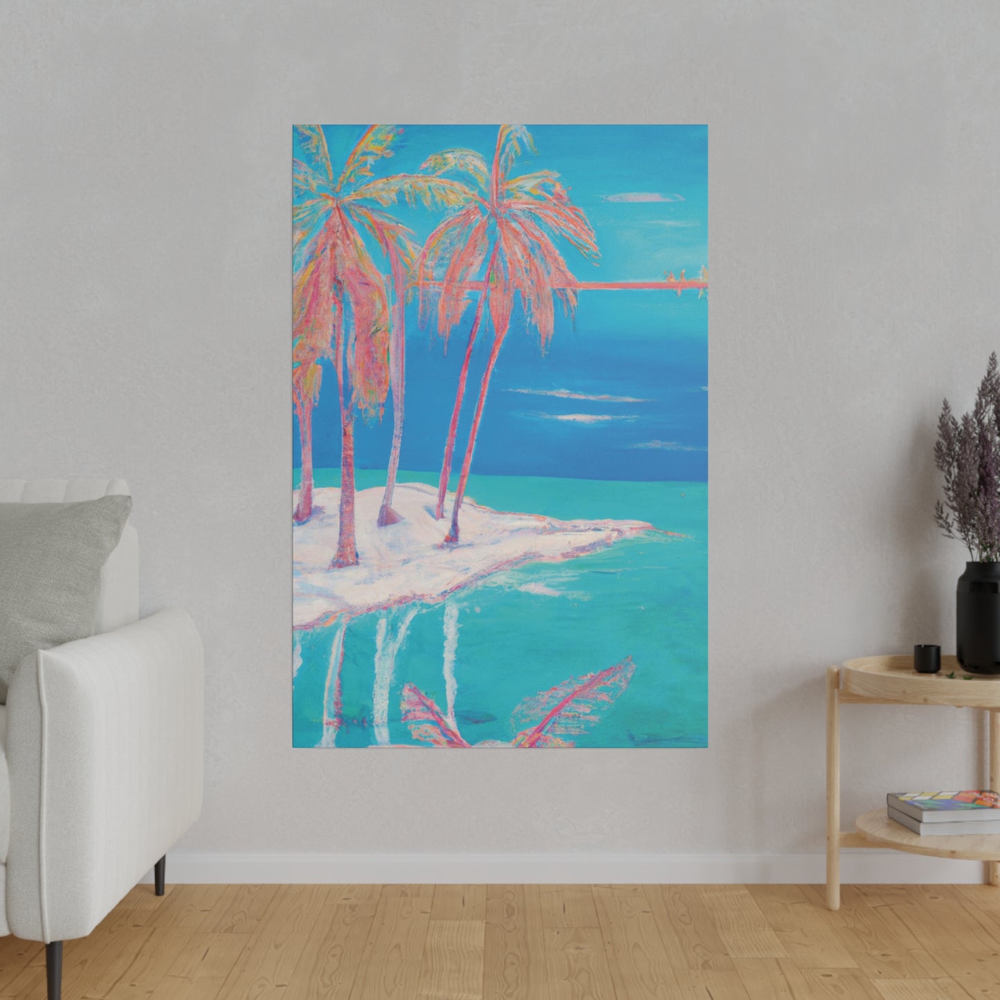 3162K - Bahamas Ocean Painting Print | Bahamas | Ocean | Beach | Poster | Home Decor | Wall Art | Canvas