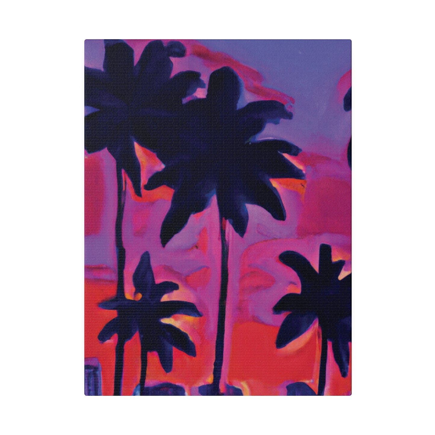 641R - Miami Beach Sunset Painting Print | Miami | Beach | Sunset | Poster | Home Decor | Wall Art | Canvas