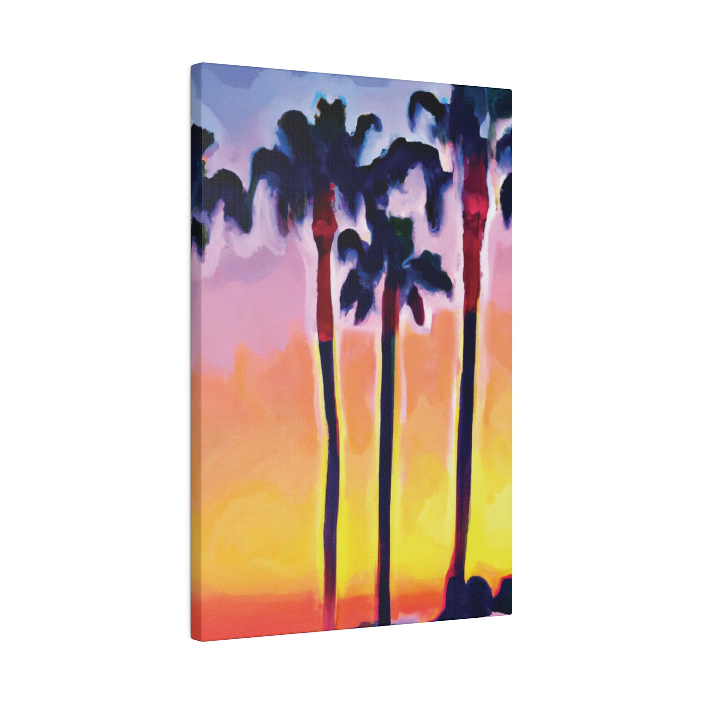 7116C - Miami Beach Sunset Painting Print | Miami | Beach | Sunset | Poster | Home Decor | Wall Art | Canvas