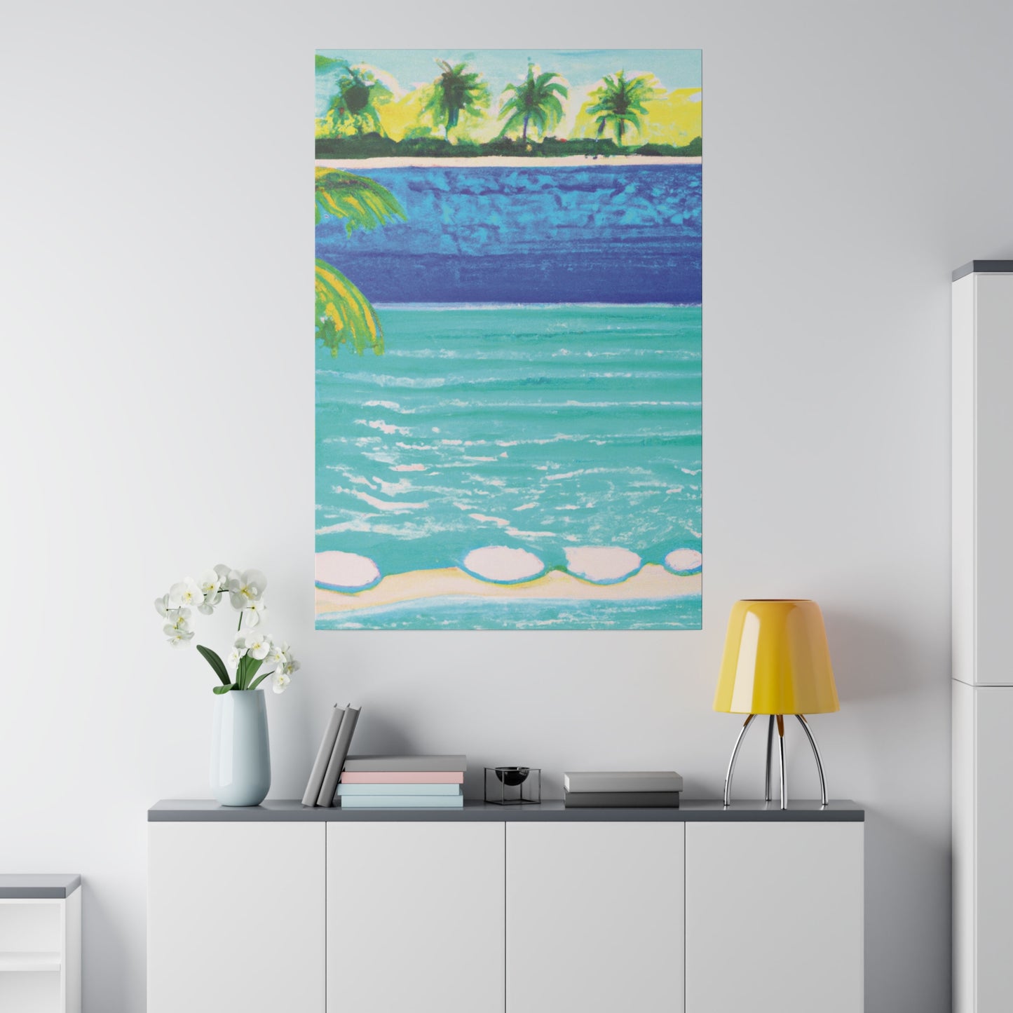 4234Z - Bahamas Ocean Painting Print | Bahamas | Ocean | Beach | Poster | Home Decor | Wall Art | Canvas