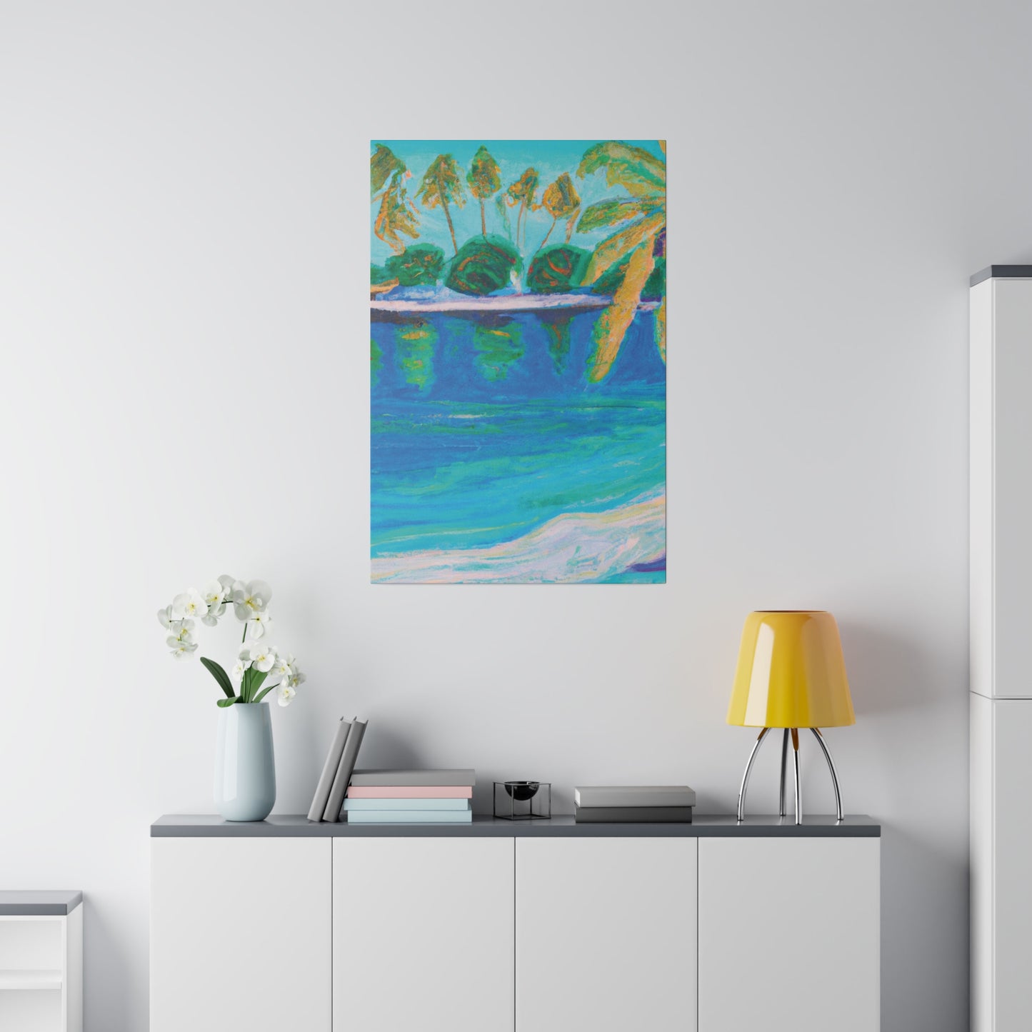 8975V - Bahamas Ocean Painting Print | Bahamas | Ocean | Beach | Poster | Home Decor | Wall Art | Canvas