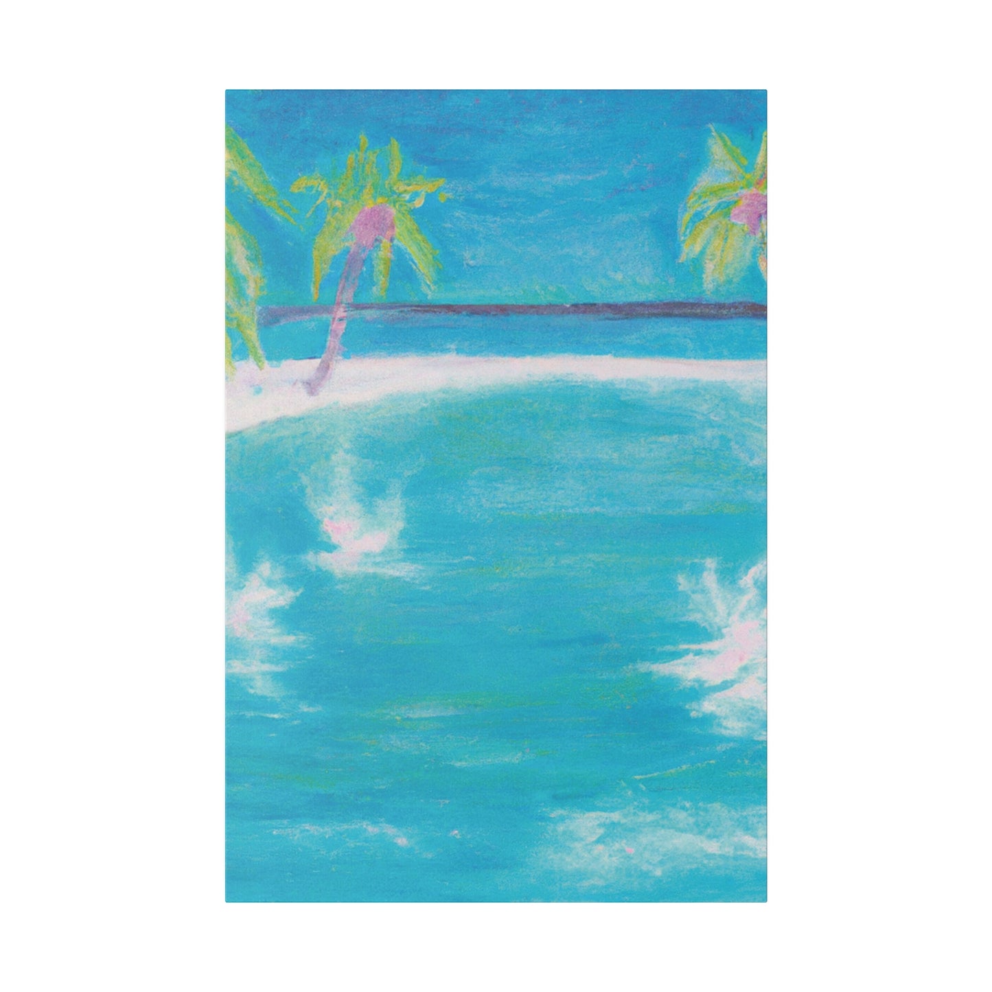 8348G - Bahamas Ocean Painting Print | Bahamas | Ocean | Beach | Poster | Home Decor | Wall Art | Canvas