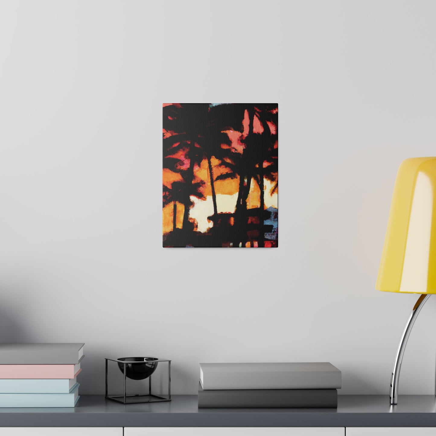 8498K - Miami Beach Sunset Painting Print | Miami | Beach | Sunset | Poster | Home Decor | Wall Art | Canvas