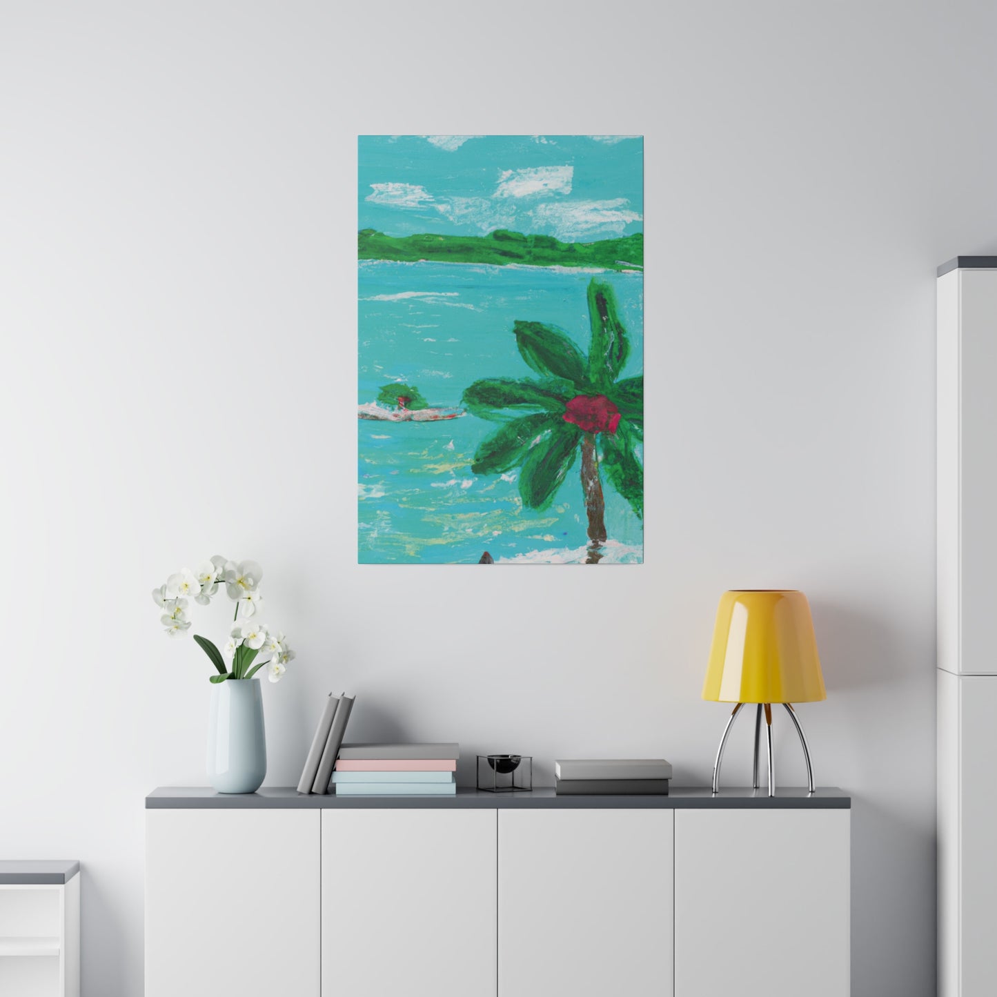 5627Q - Bahamas Ocean Painting Print | Bahamas | Ocean | Beach | Poster | Home Decor | Wall Art | Canvas