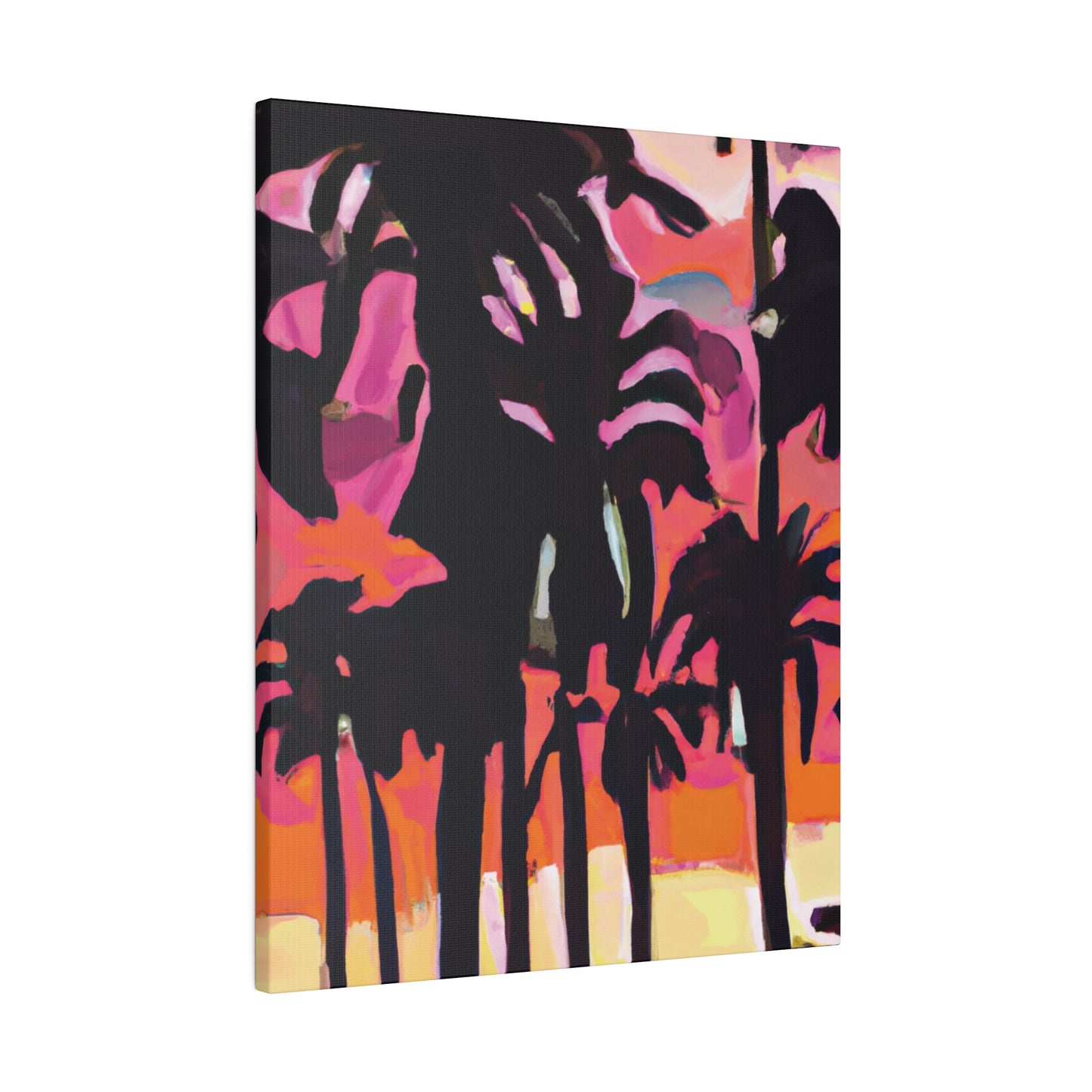 8741N - Miami Beach Sunset Painting Print | Miami | Beach | Sunset | Poster | Home Decor | Wall Art | Canvas