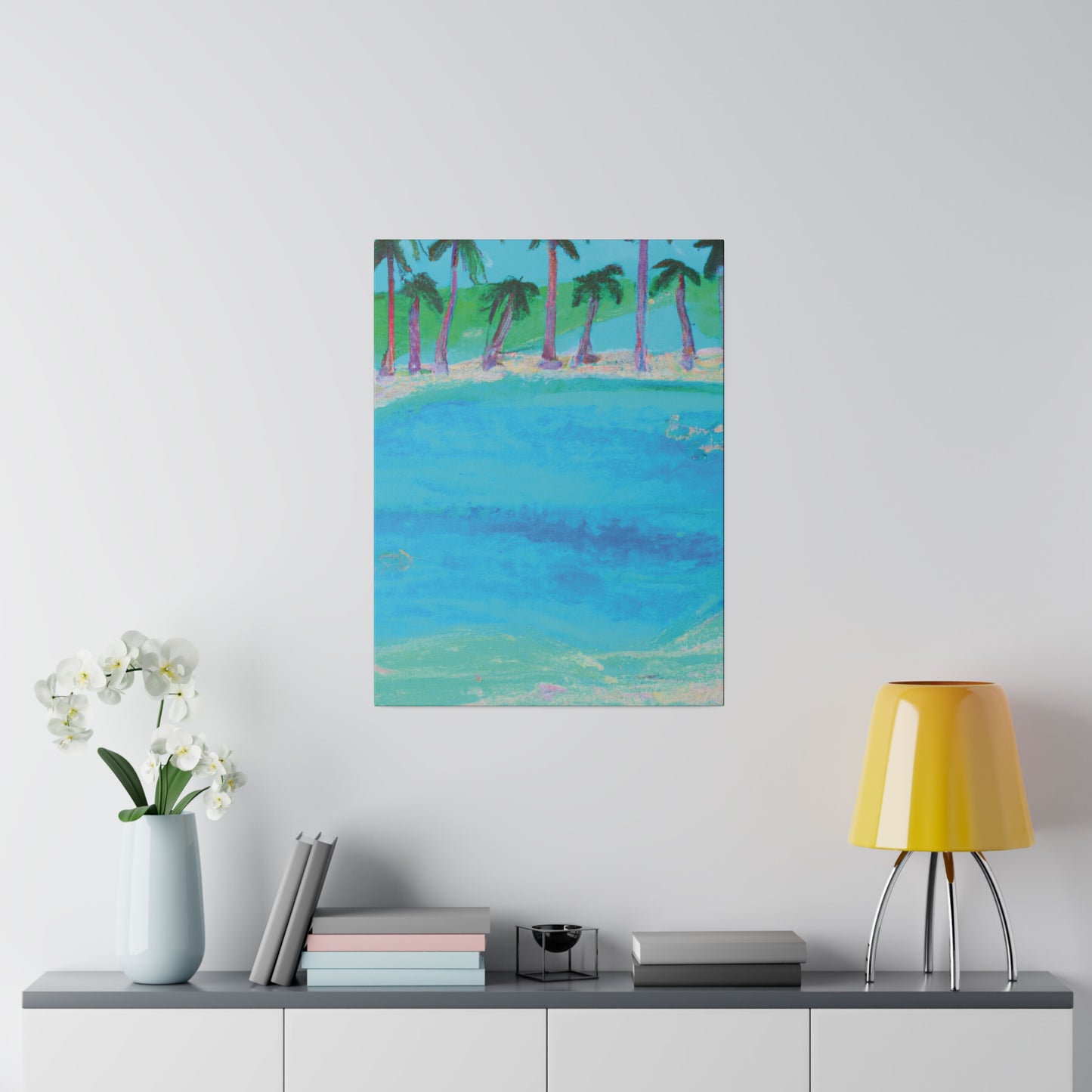 7907S - Bahamas Ocean Painting Print | Bahamas | Ocean | Beach | Poster | Home Decor | Wall Art | Canvas