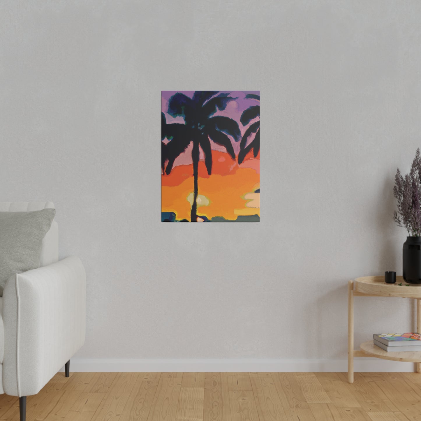 7875Z - Miami Beach Sunset Painting Print | Miami | Beach | Sunset | Poster | Home Decor | Wall Art | Canvas