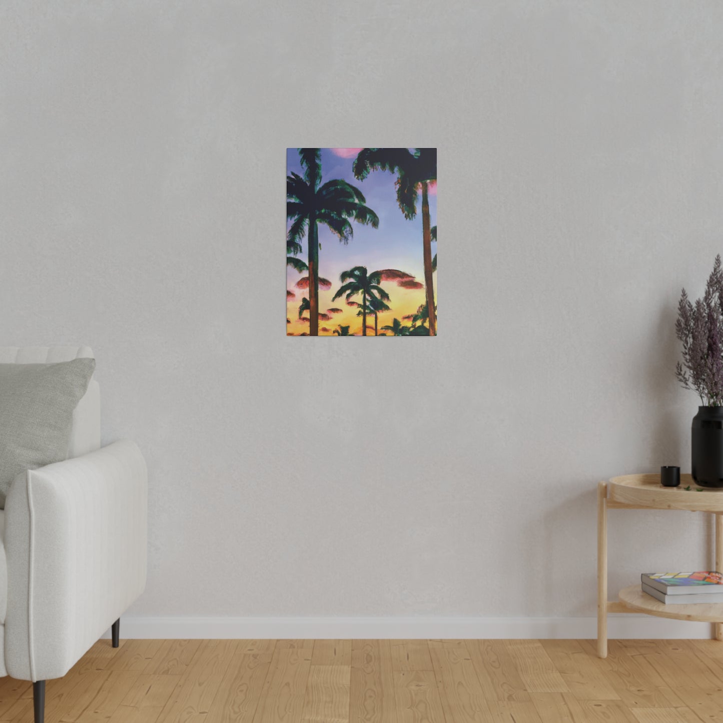 5202J - Miami Beach Sunset Painting Print | Miami | Beach | Sunset | Poster | Home Decor | Wall Art | Canvas