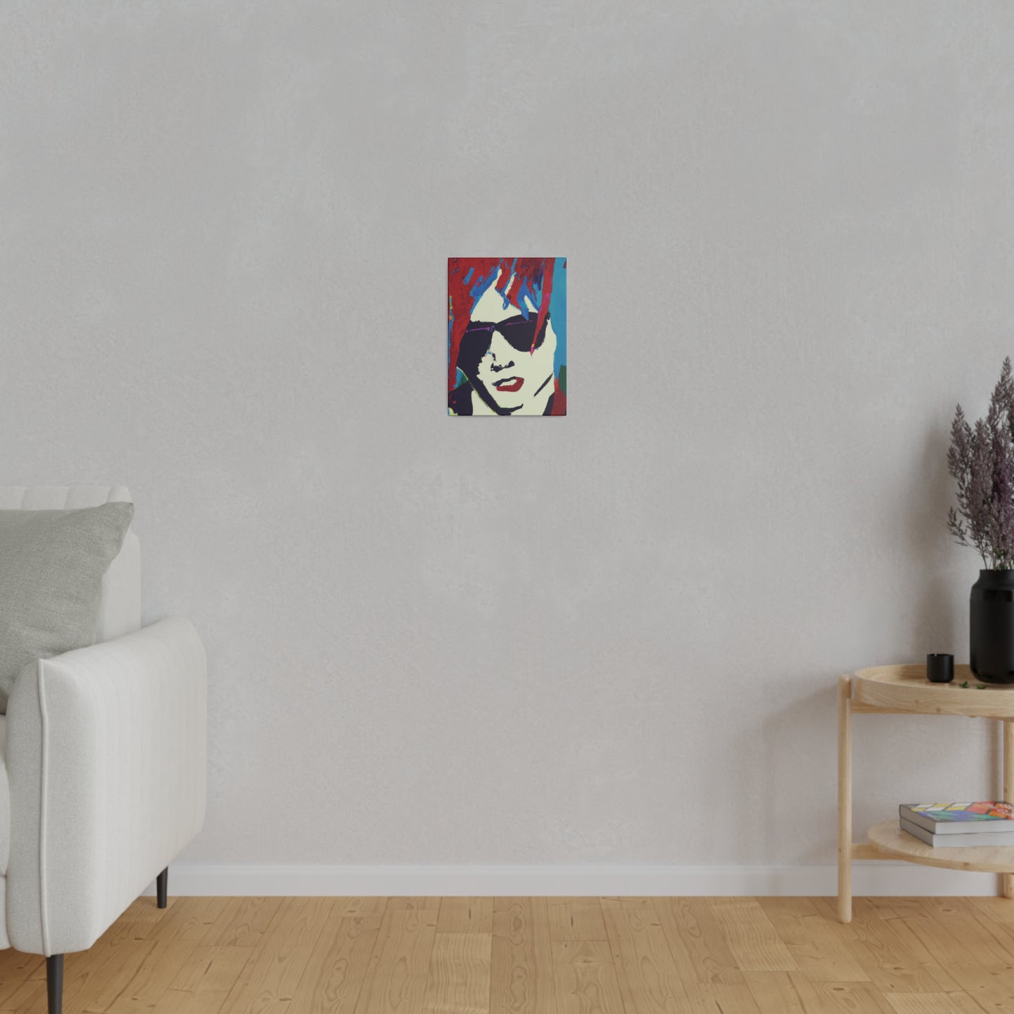 9347K - Rockstar Painting Print | Face | Abstract | Poster | Home Decor | Wall Art | Music Art | Canvas