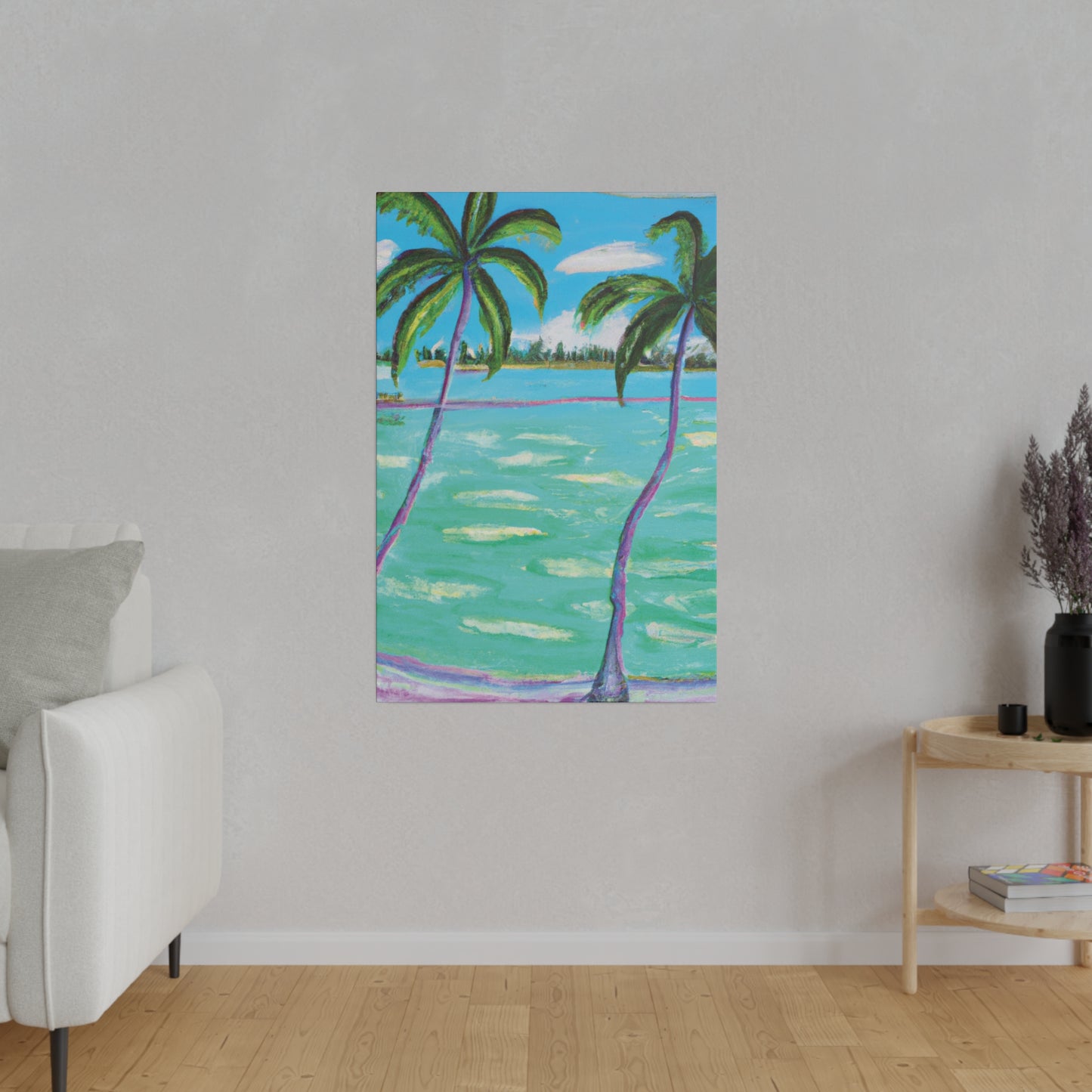 4451X - Bahamas Ocean Painting Print | Bahamas | Ocean | Beach | Poster | Home Decor | Wall Art | Canvas