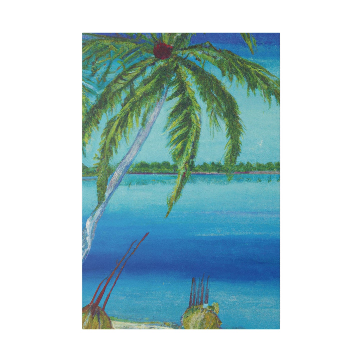 6874M - Bahamas Ocean Painting Print | Bahamas | Ocean | Beach | Poster | Home Decor | Wall Art | Canvas