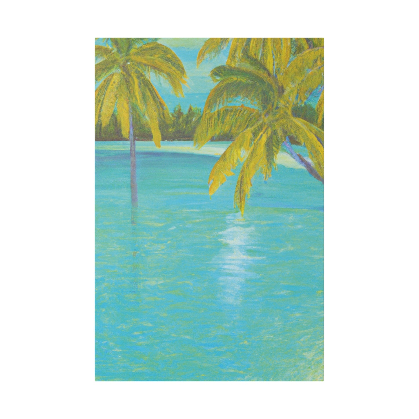 3412M - Bahamas Ocean Painting Print | Bahamas | Ocean | Beach | Poster | Home Decor | Wall Art | Canvas