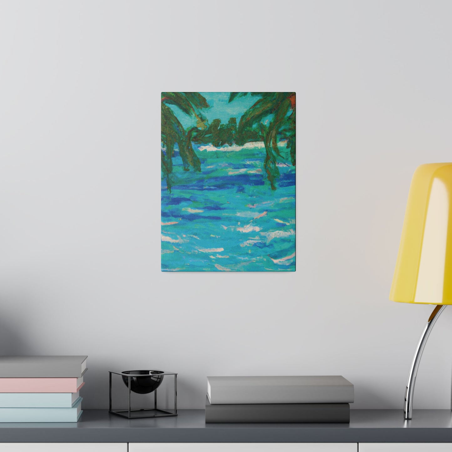 7482U - Bahamas Ocean Painting Print | Bahamas | Ocean | Beach | Poster | Home Decor | Wall Art | Canvas